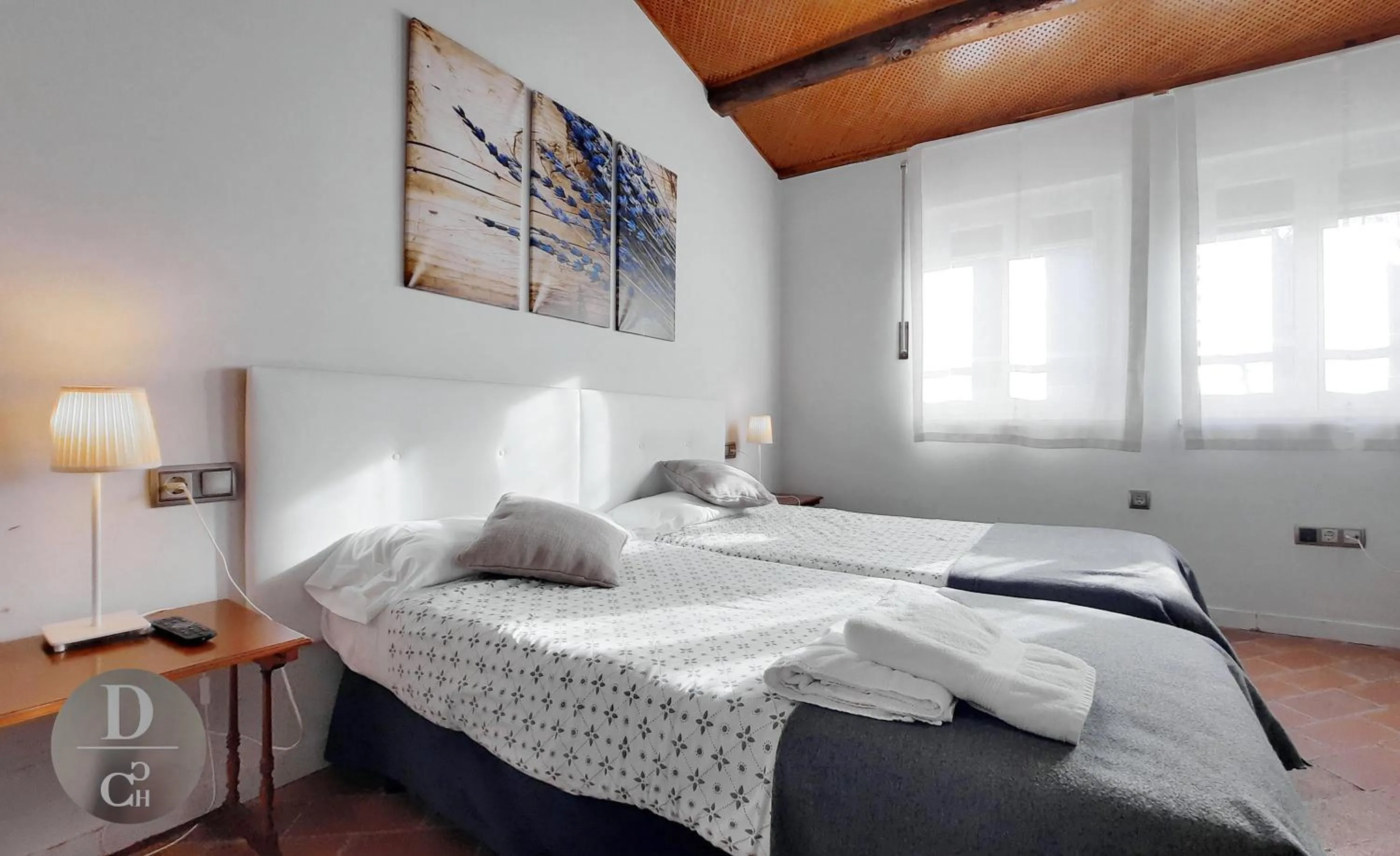 Bed in Hotel Can Carol