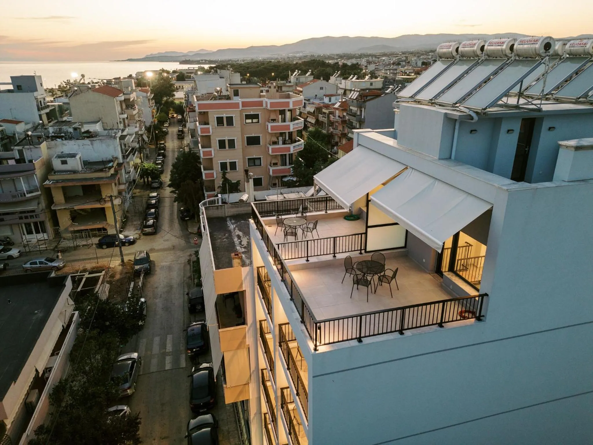 Bird's eye view in Oktolia suites