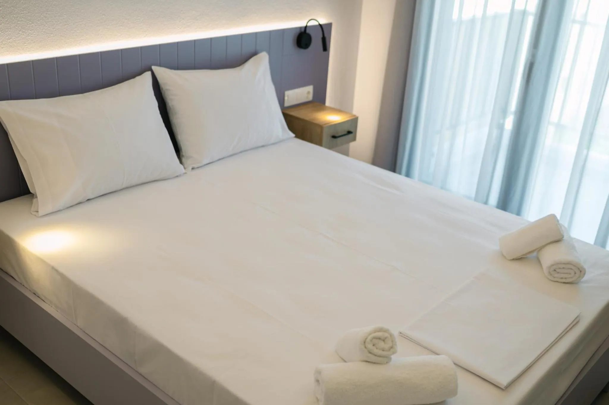 Bed in Oktolia suites