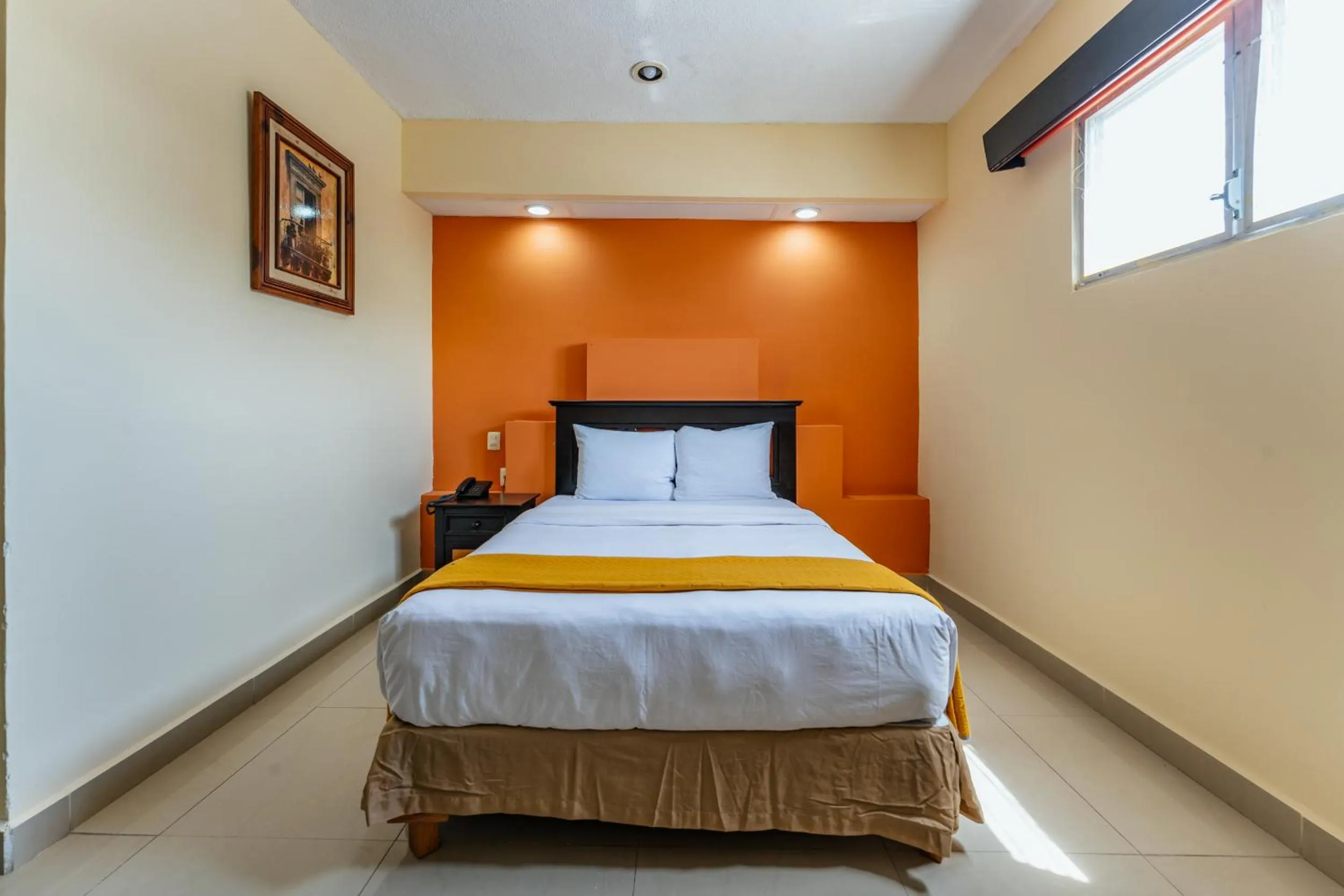 Bed in Hotel Plaza Mirador, Ciudad del Carmen