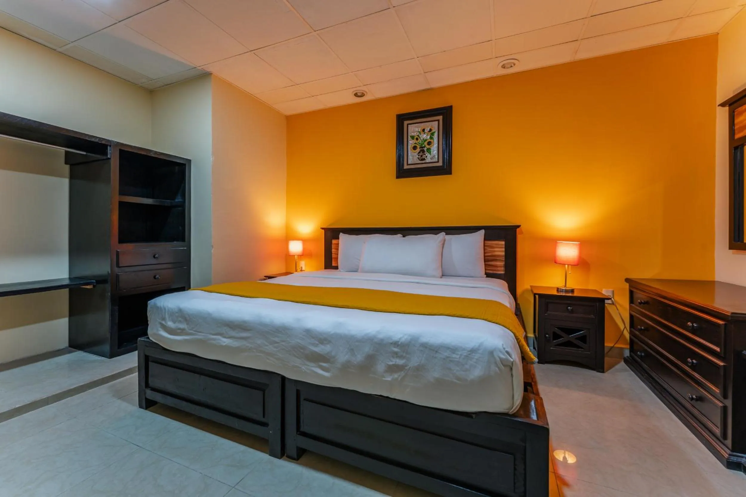 Bed in Hotel Plaza Mirador, Ciudad del Carmen