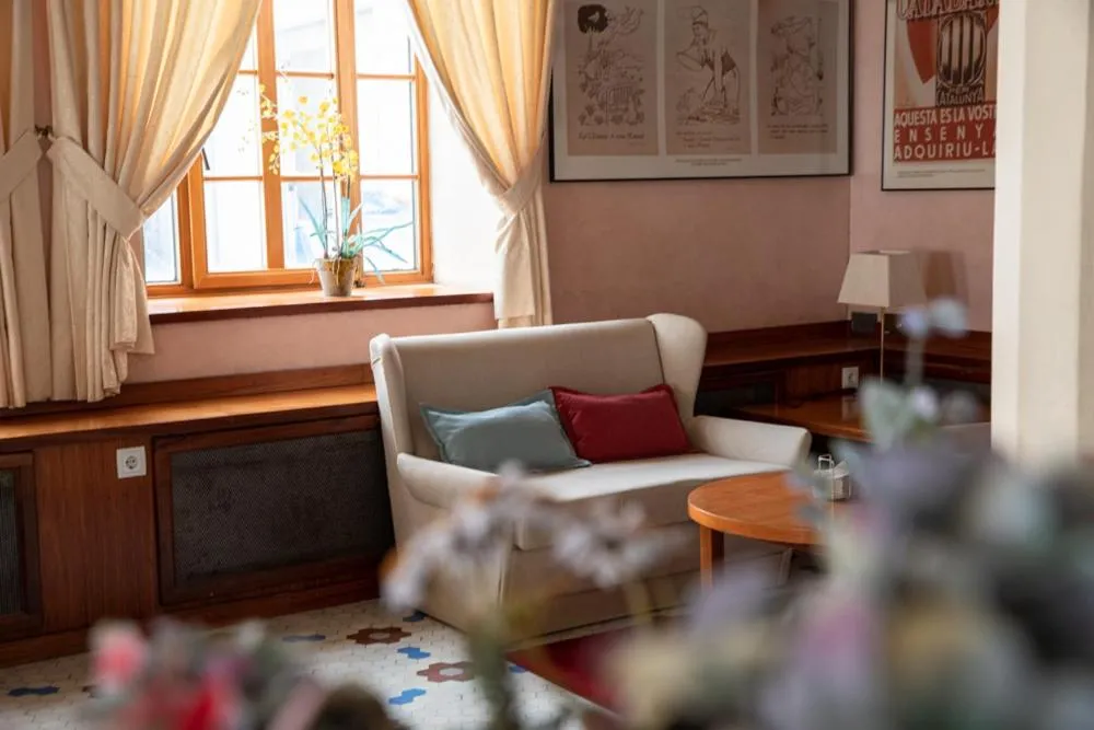 Living room in Hotel Vall de Núria