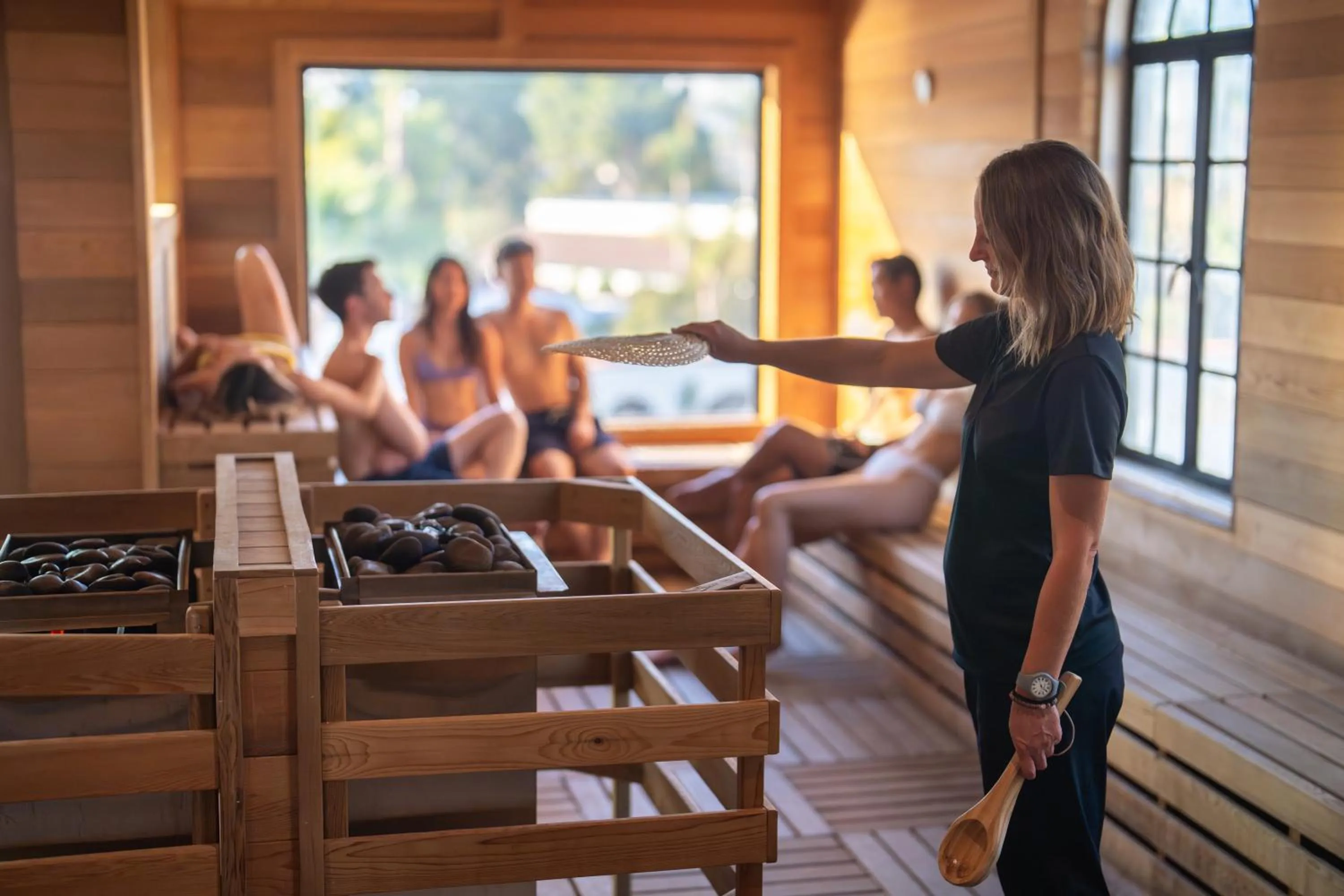 Sauna in Murrieta Hot Springs Resort