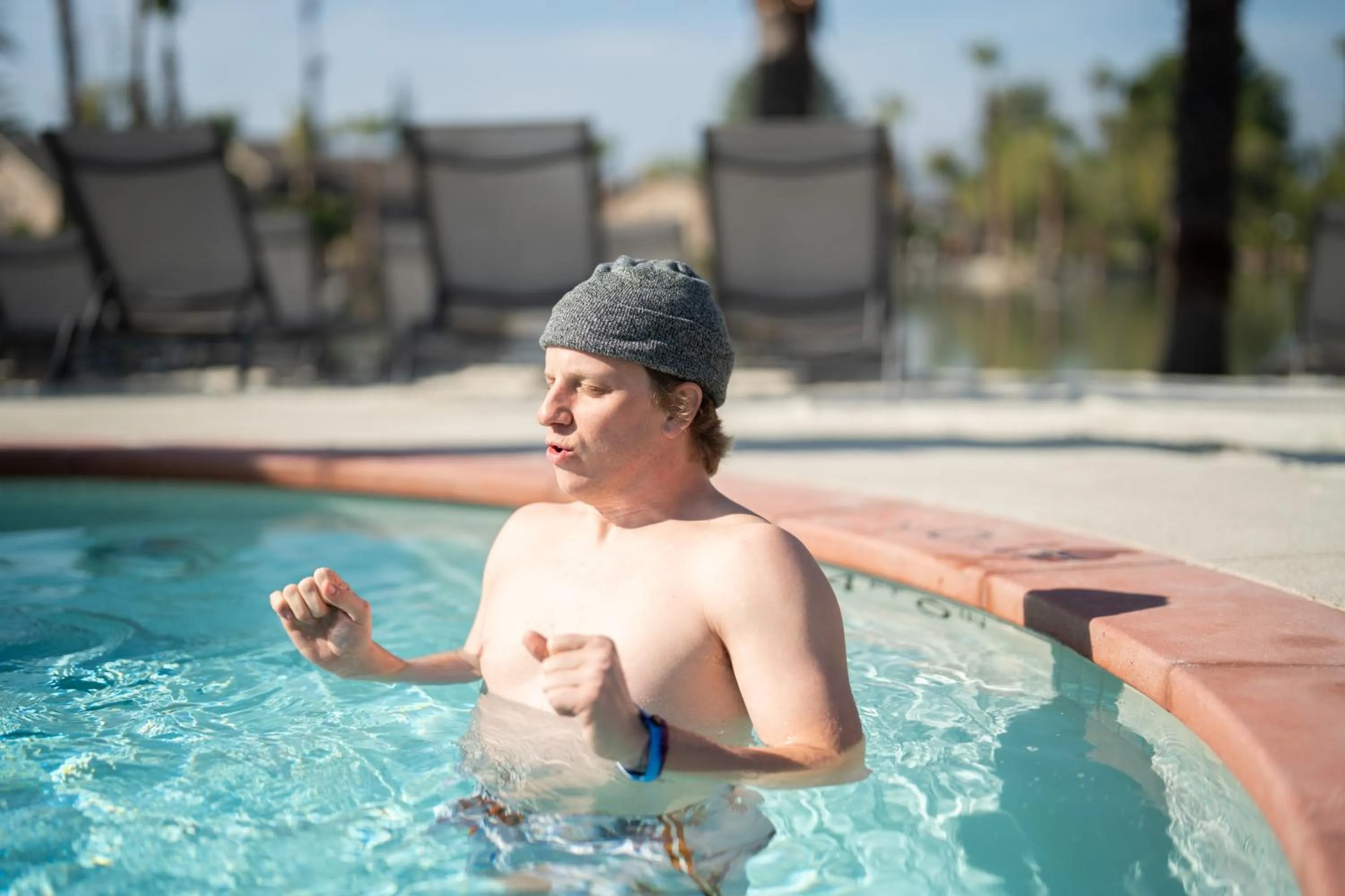 Swimming pool in Murrieta Hot Springs Resort