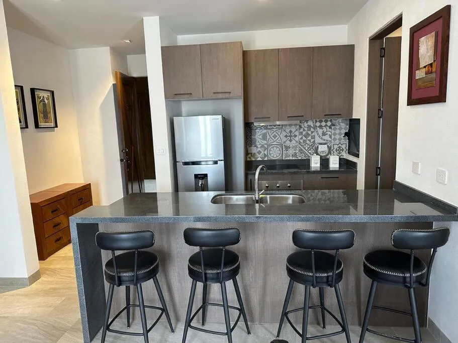 Kitchen or kitchenette in Loft Residencias la Estacion San Miguel de Allende