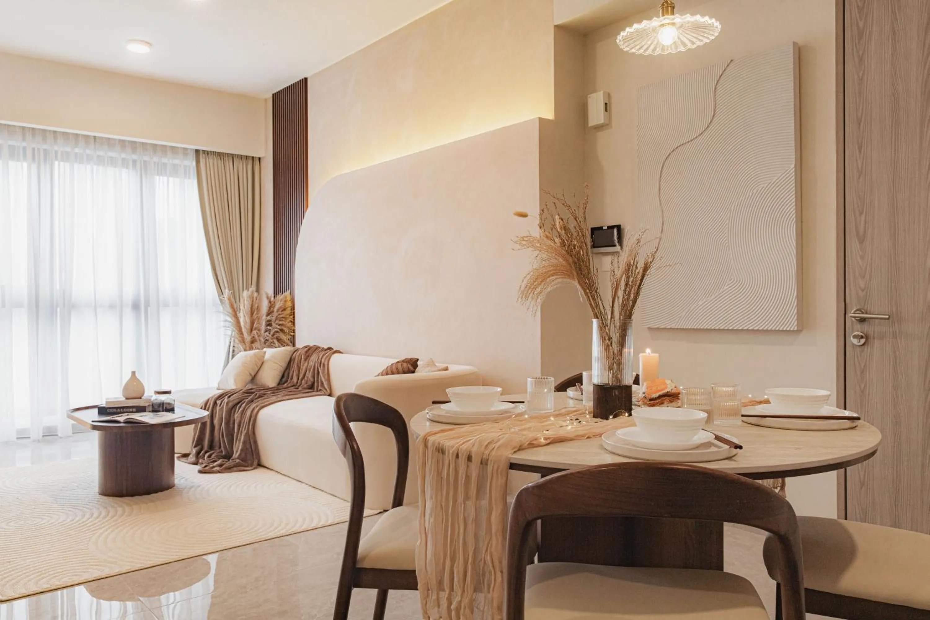 Living room in NaiBnB in Agile Bukit Bintang - 5 mins walk to TRX