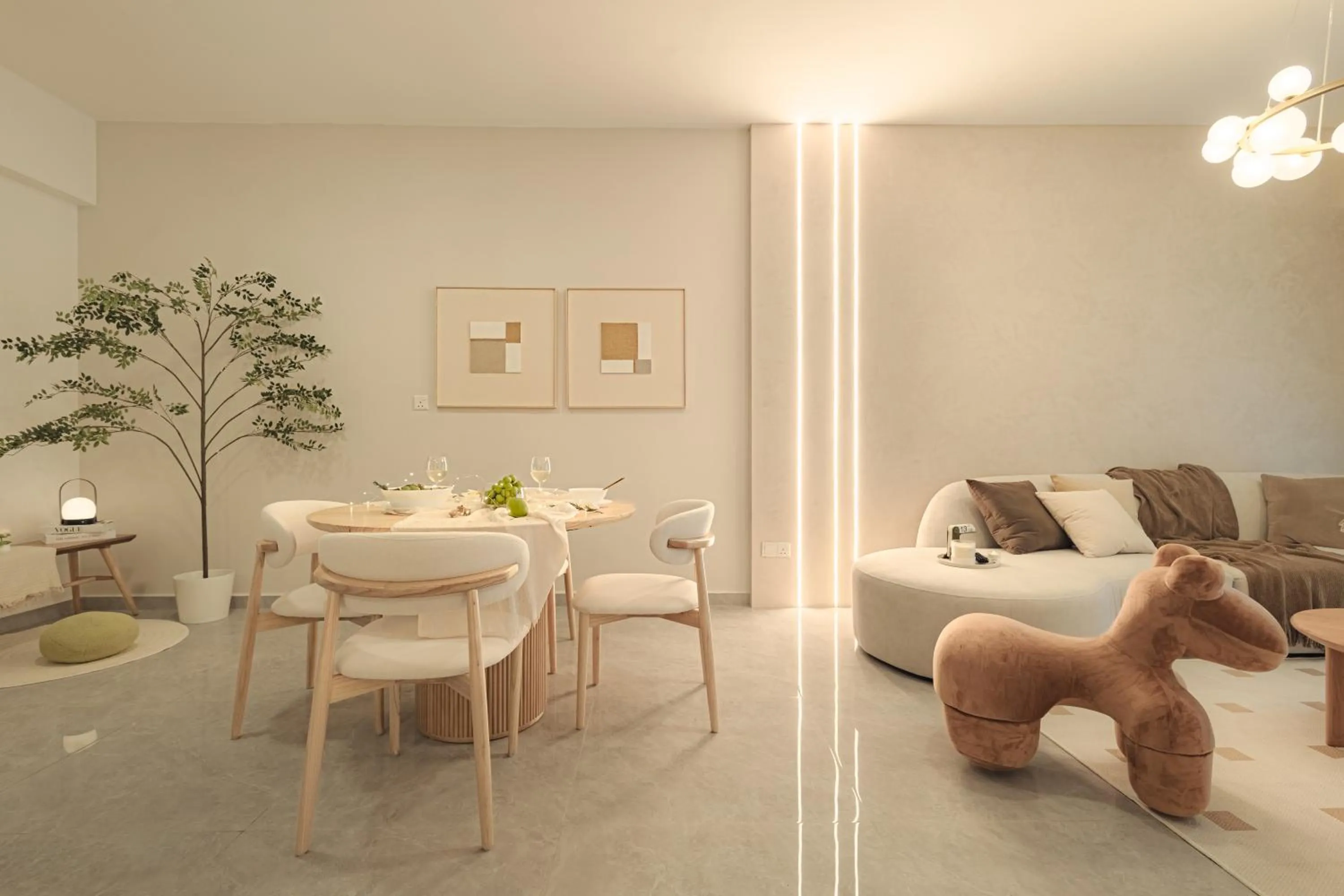 Living room in NaiBnB in Agile Bukit Bintang - 5 mins walk to TRX