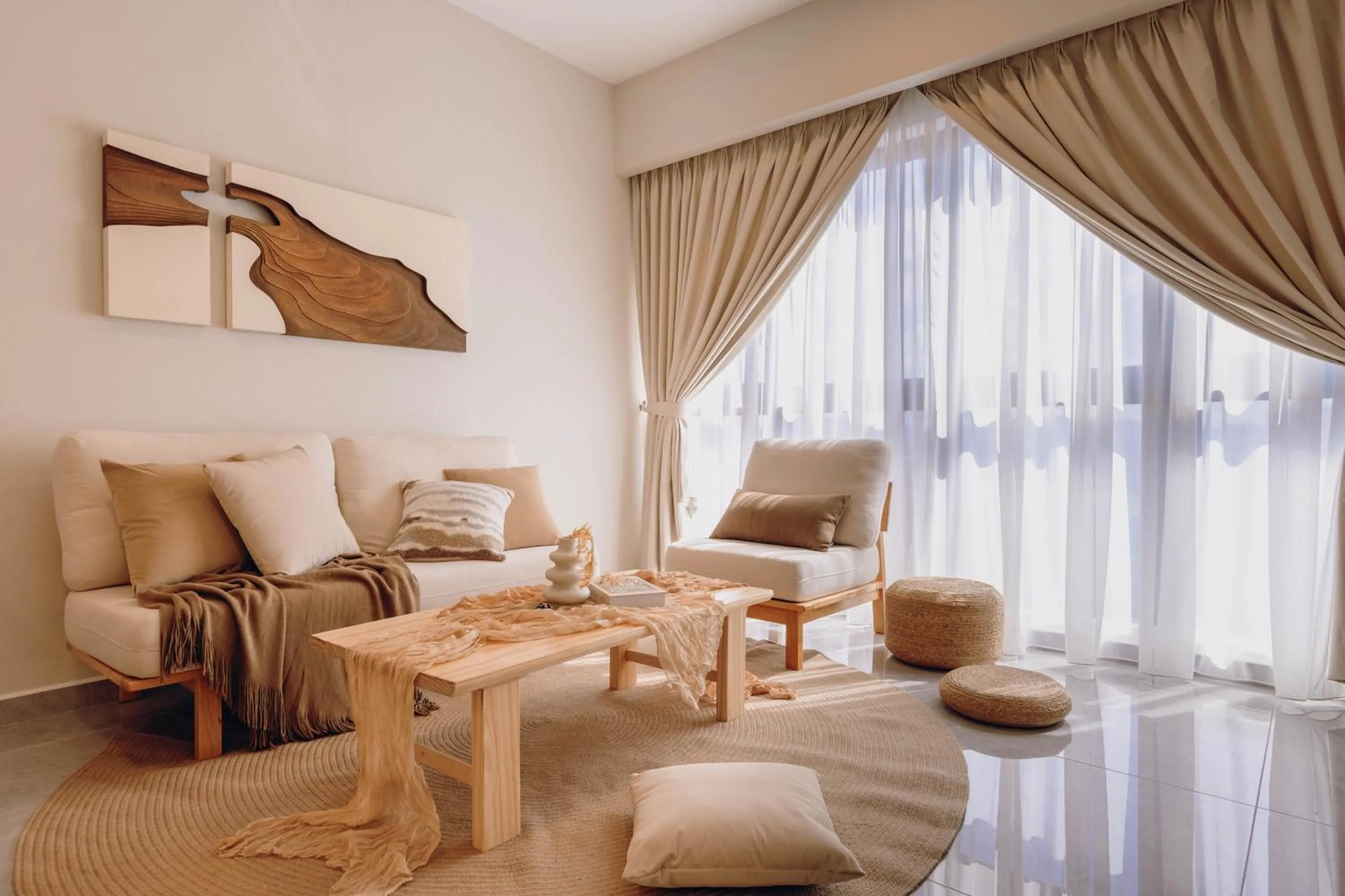 Living room in NaiBnB in Agile Bukit Bintang - 5 mins walk to TRX