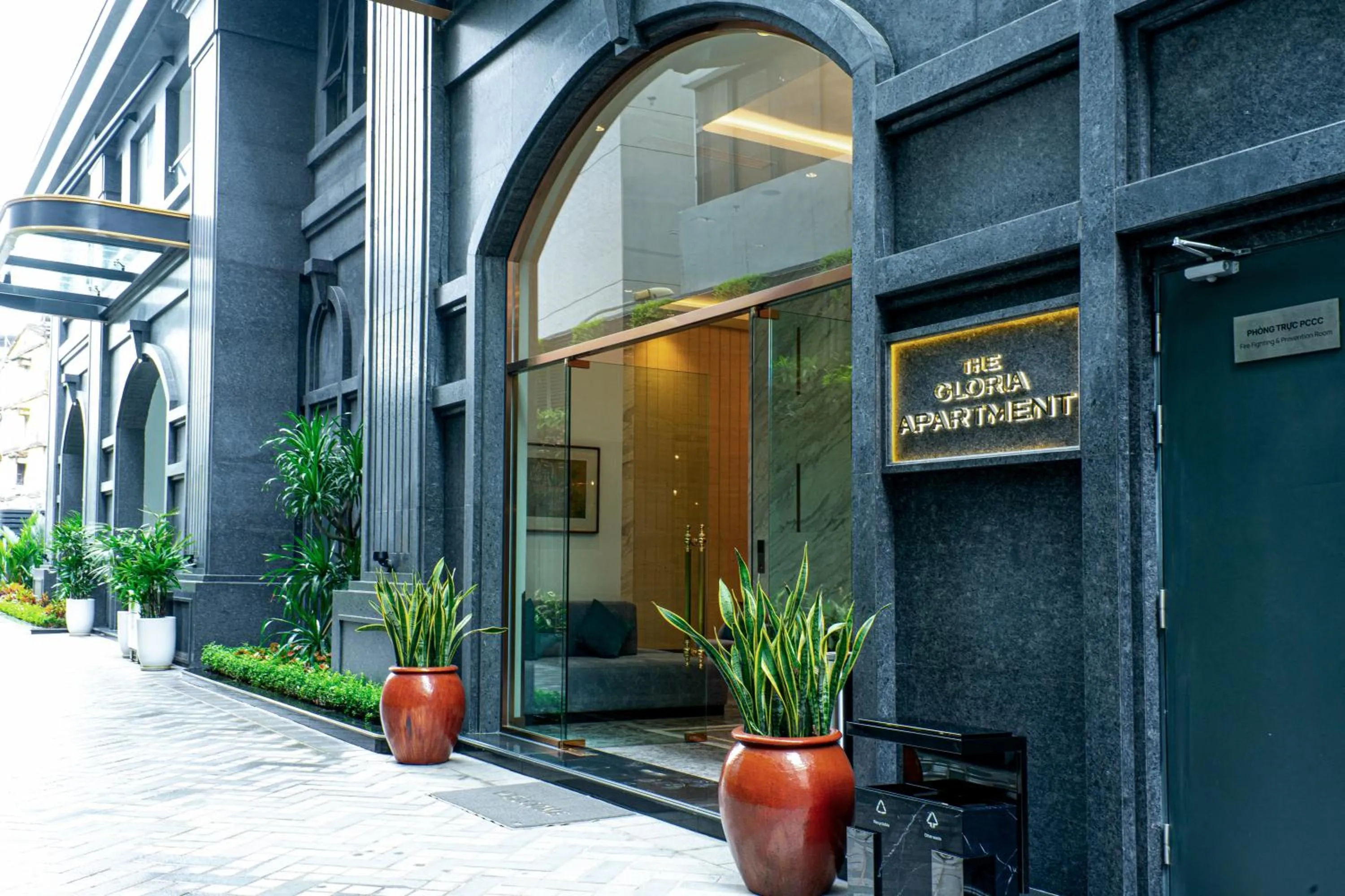 Facade/entrance in The Gloria Serviced Apartment by Silk Path
