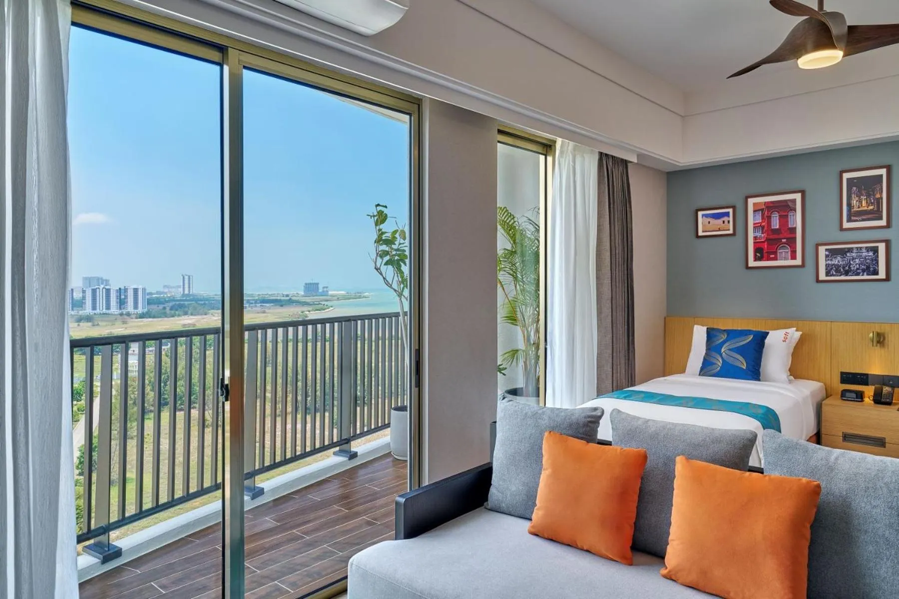 View (from property/room), Bed in Birkin International Hotel