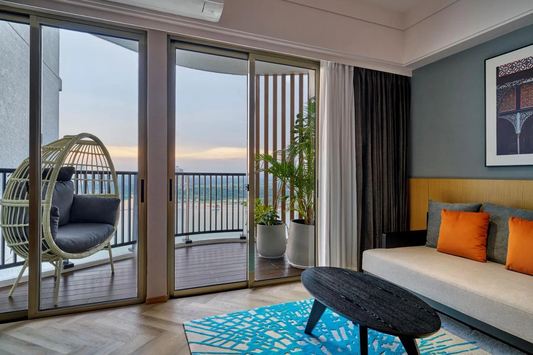 View (from property/room), Bed in Birkin International Hotel