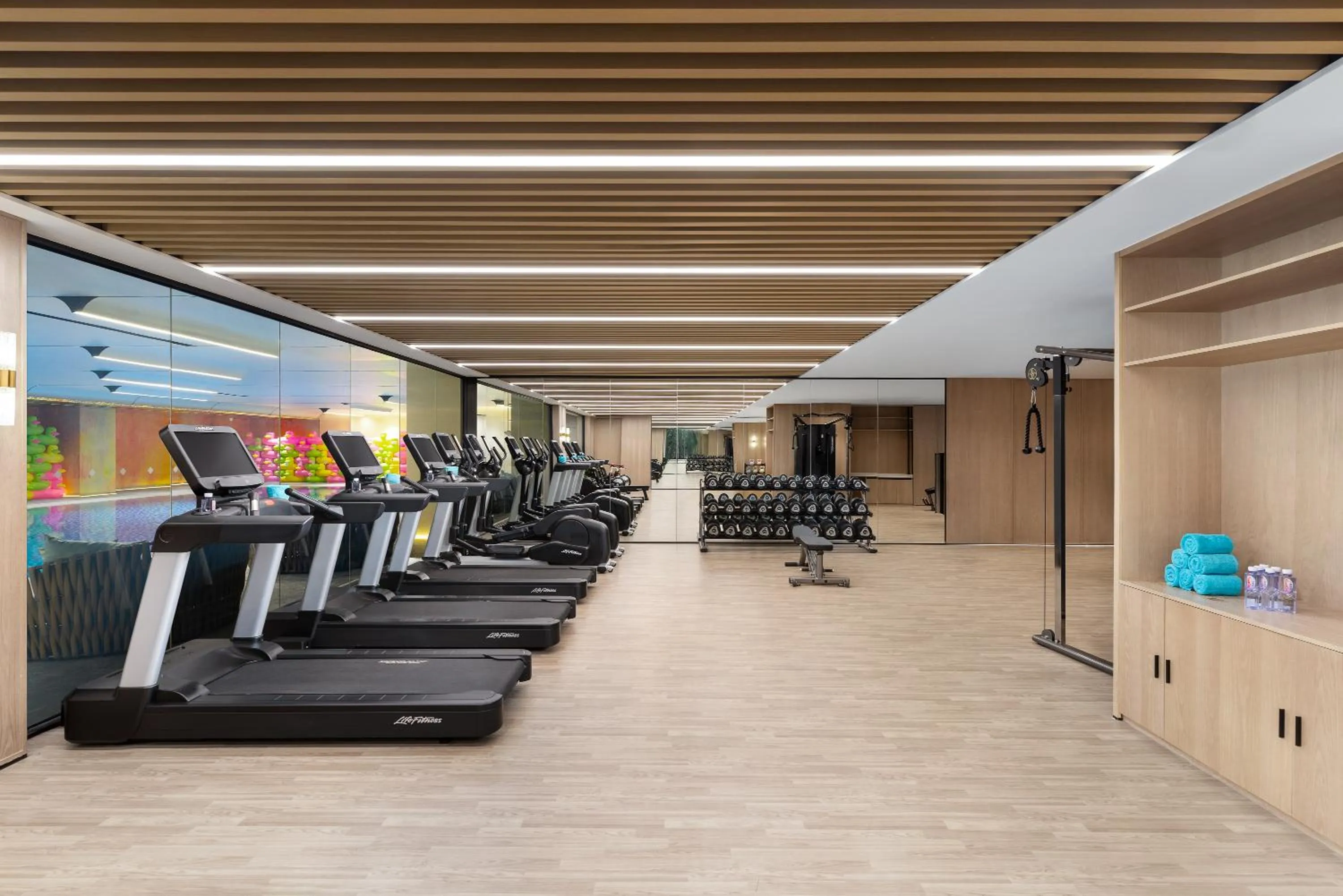 Fitness centre/facilities in Hotel Indigo Suzhou Jinji Lake by IHG