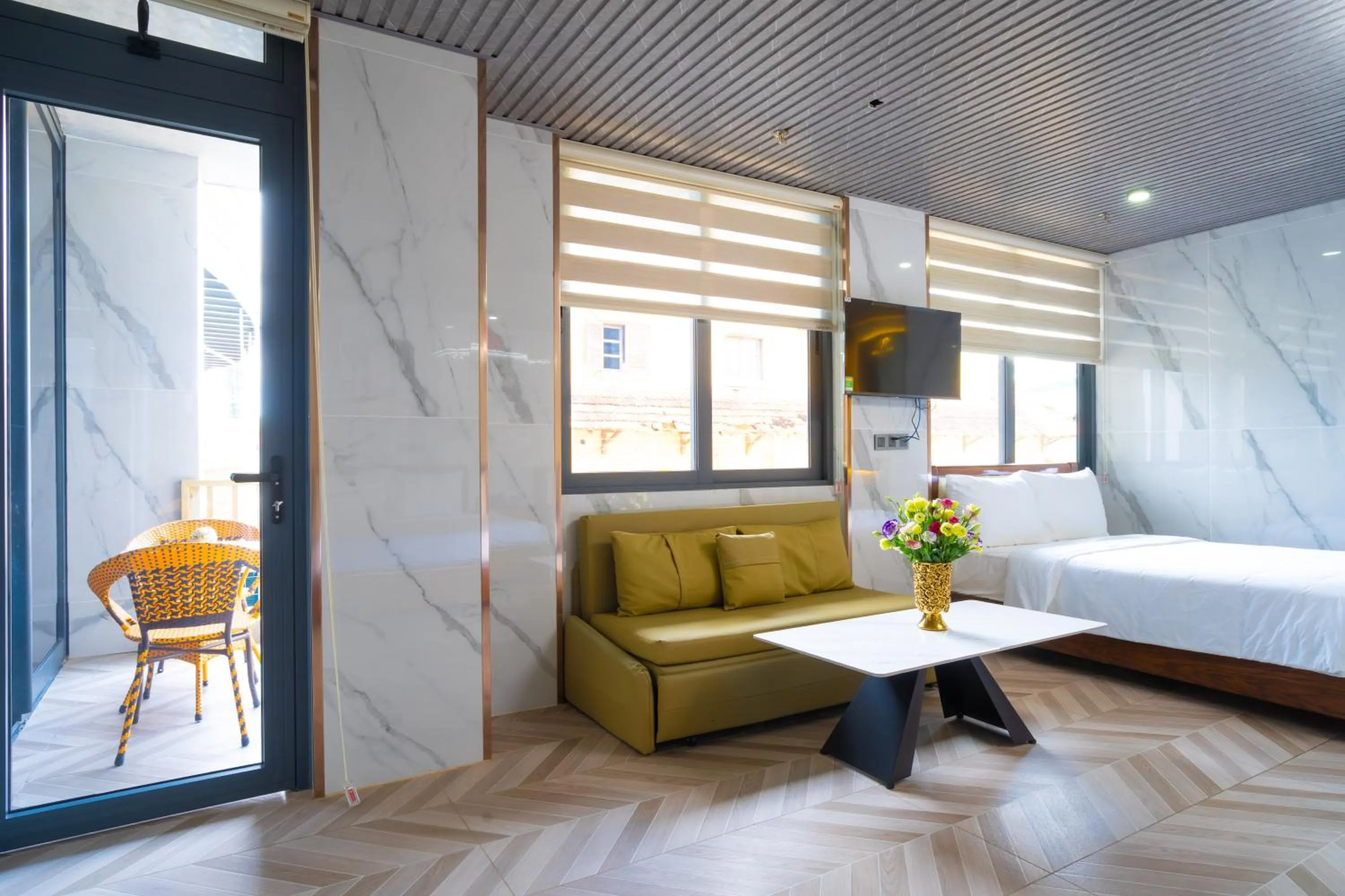 Photo of the whole room, Bed in Phuc Hai Hotel Da Lat