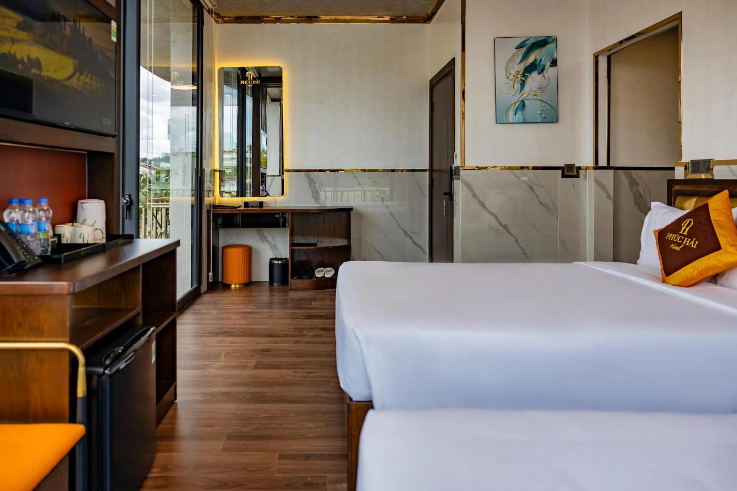 Photo of the whole room, Bed in Phuc Hai Hotel Da Lat