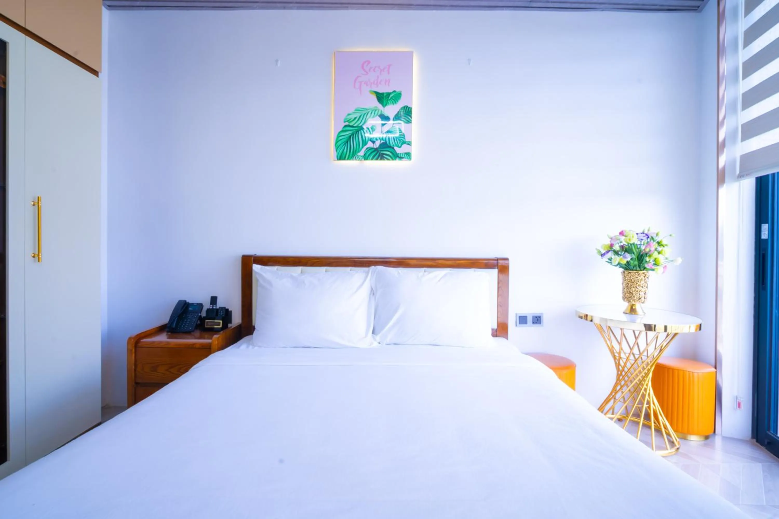 Bed in Phuc Hai Hotel Da Lat