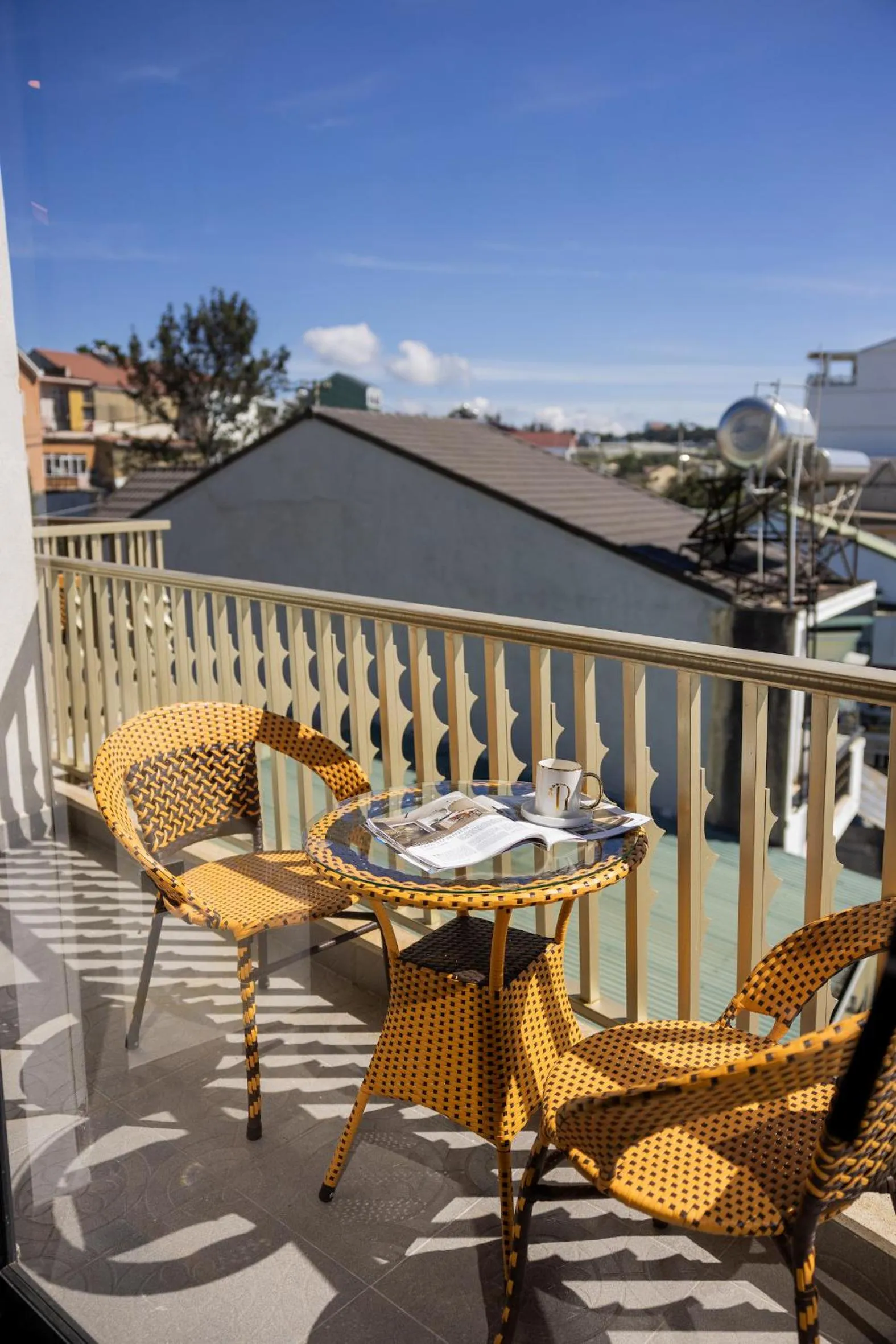 Seating area in Phuc Hai Hotel Da Lat