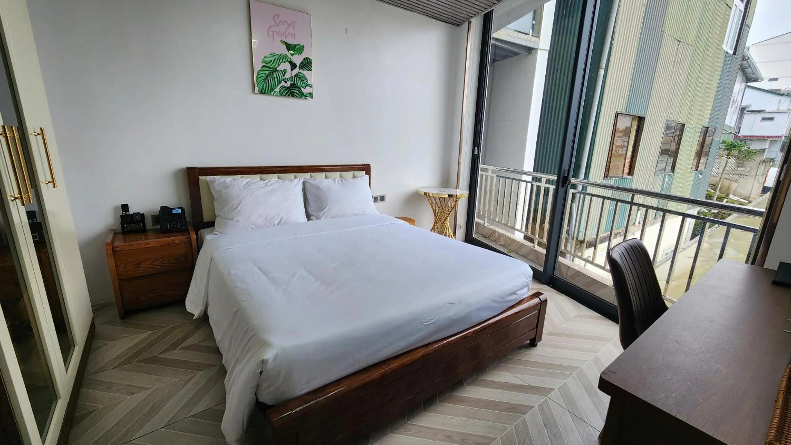 Bed in Phuc Hai Hotel Da Lat