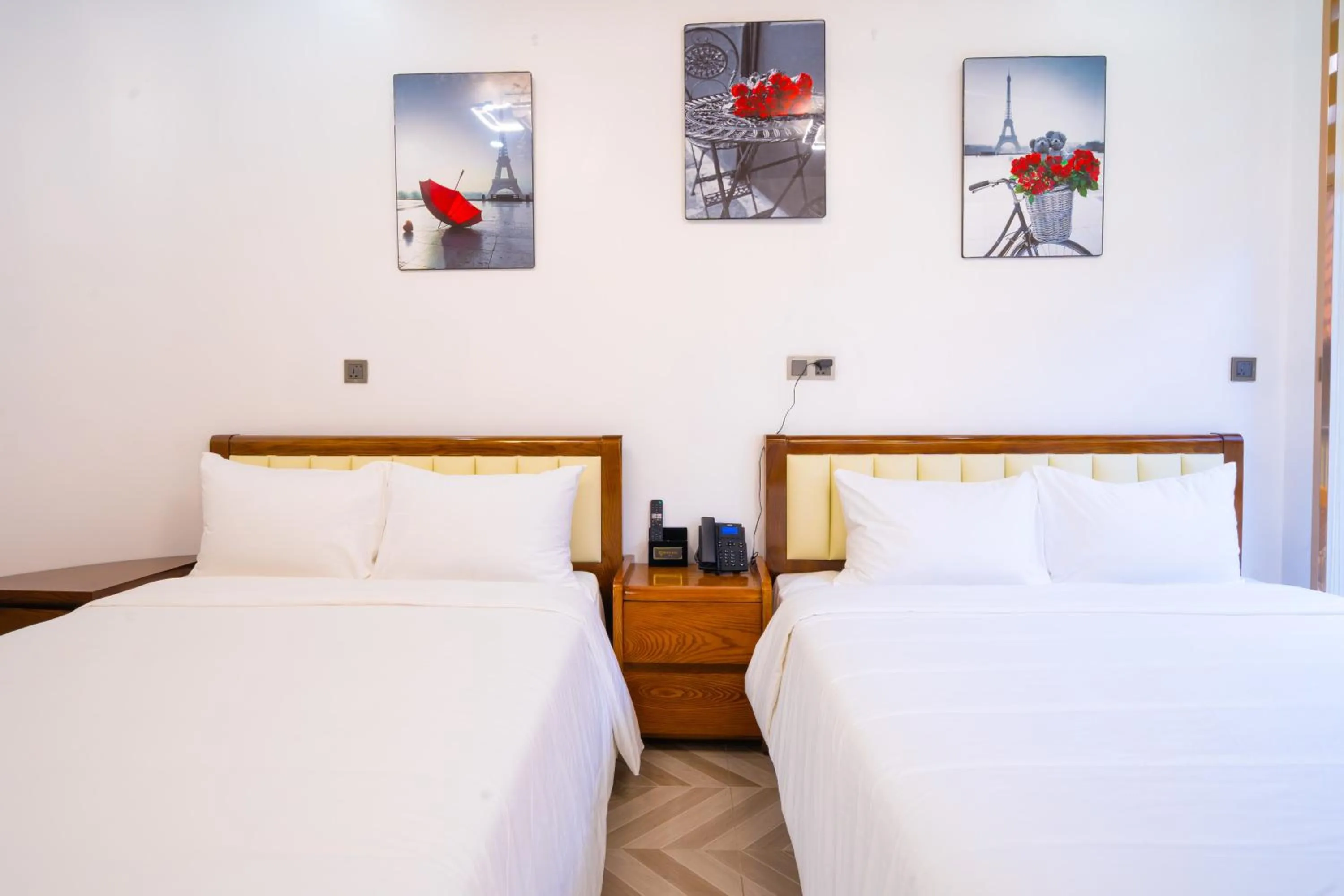 Bed in Phuc Hai Hotel Da Lat