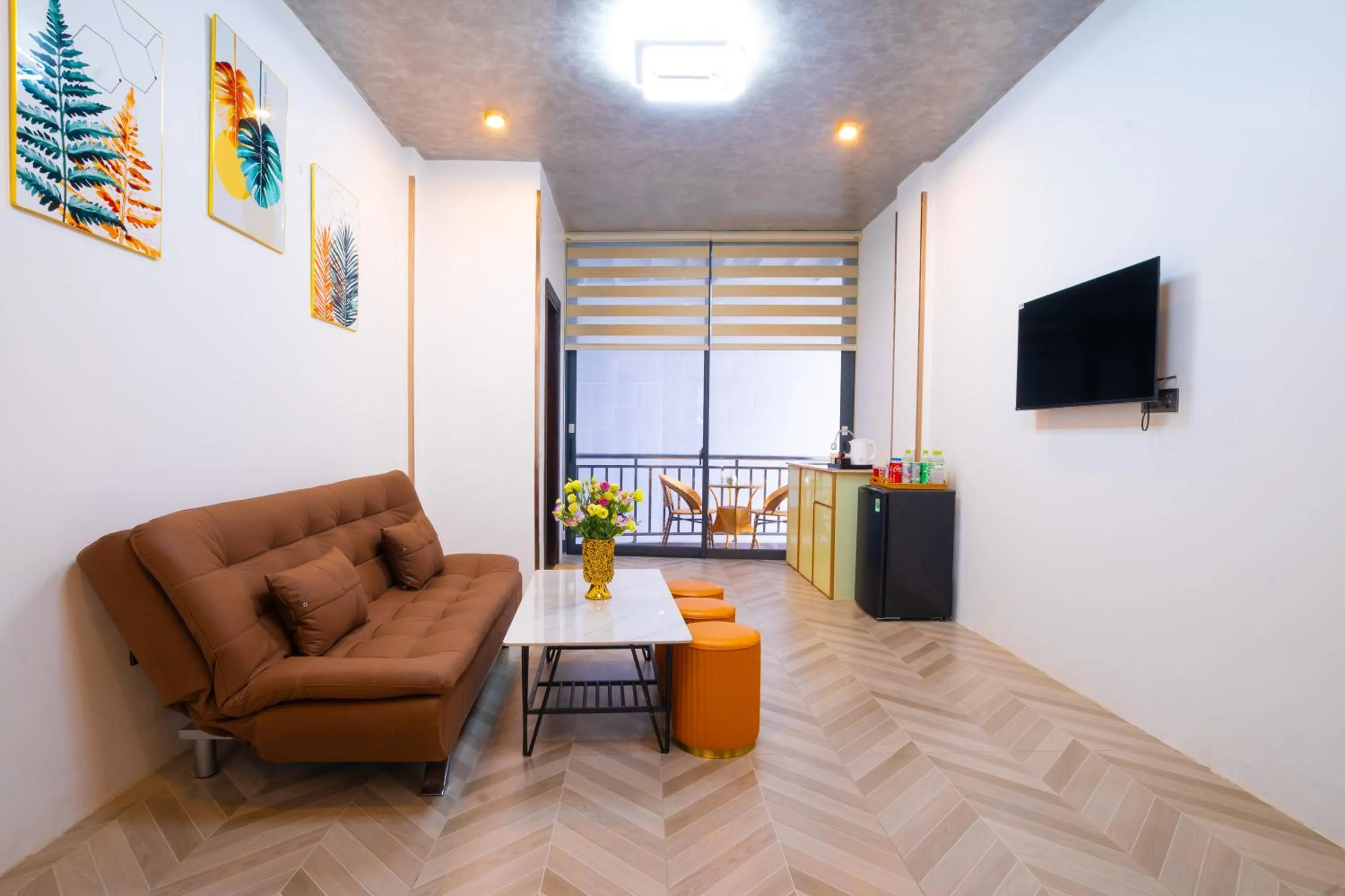 Seating area in Phuc Hai Hotel Da Lat