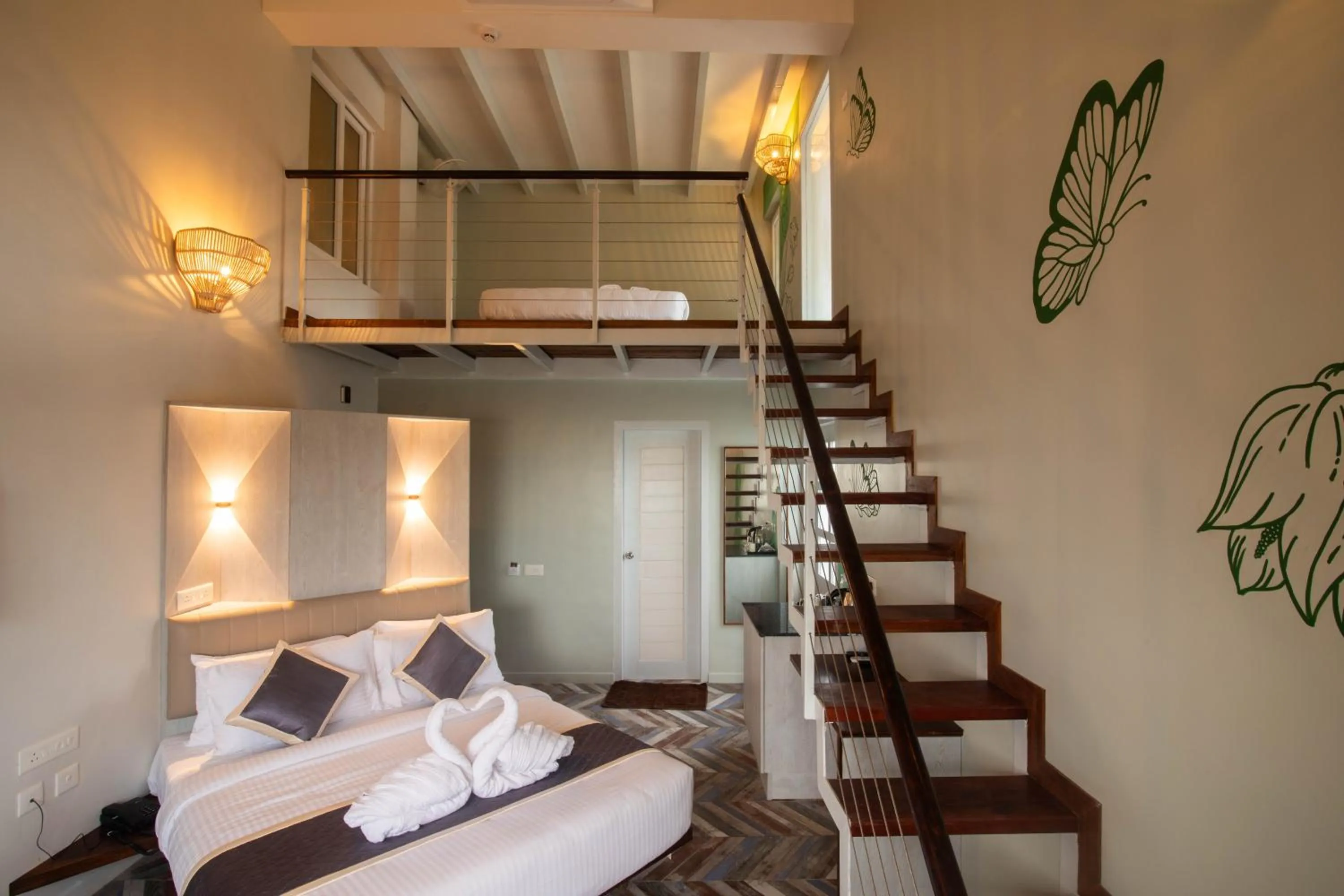 Bed in La Papillon Maison