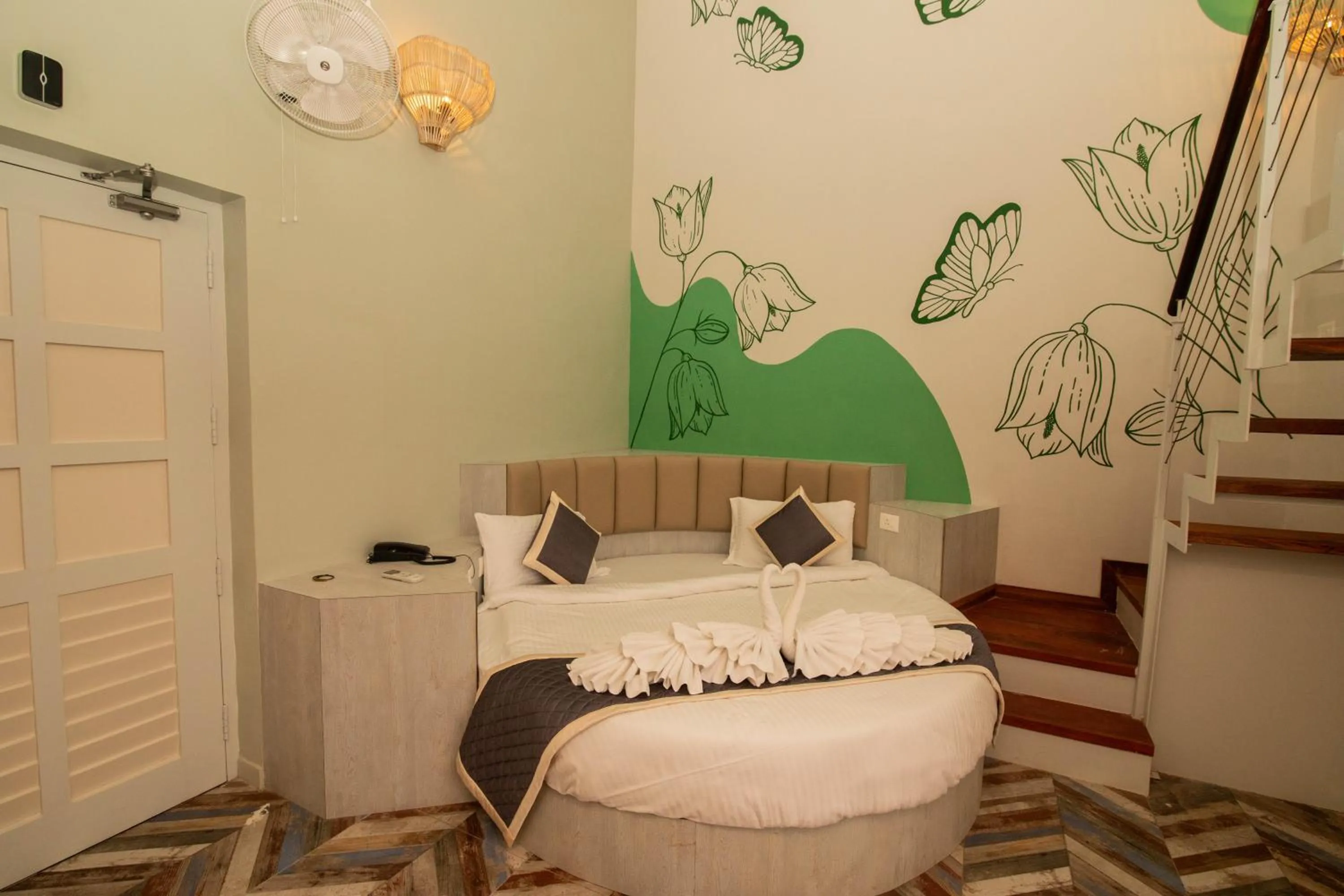 Bed in La Papillon Maison