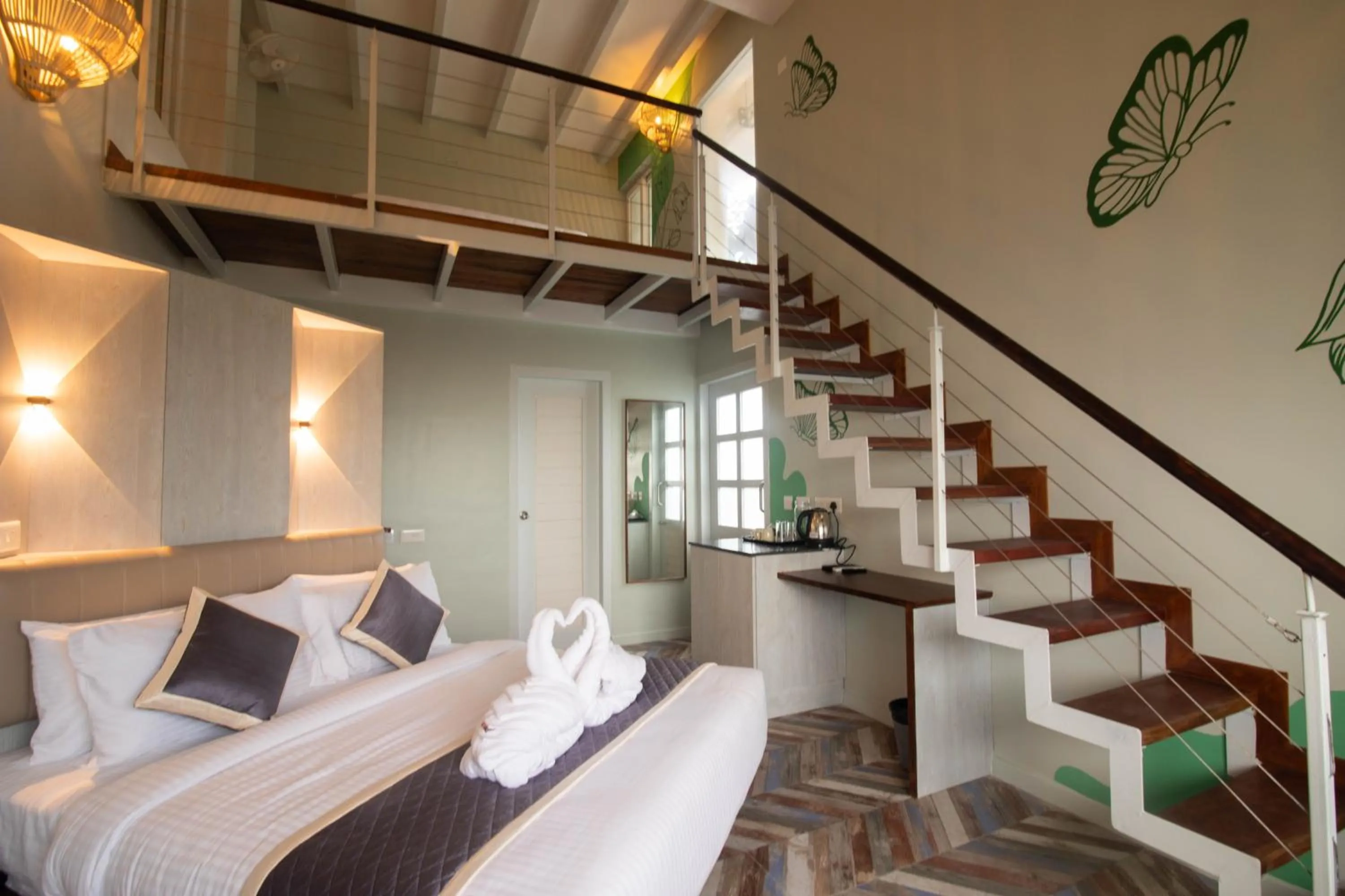 Bed in La Papillon Maison