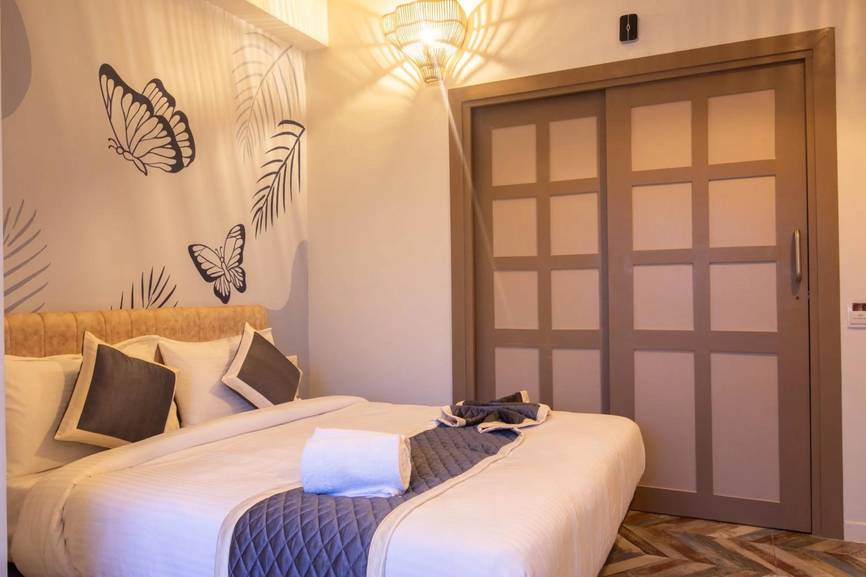 Bed in La Papillon Maison