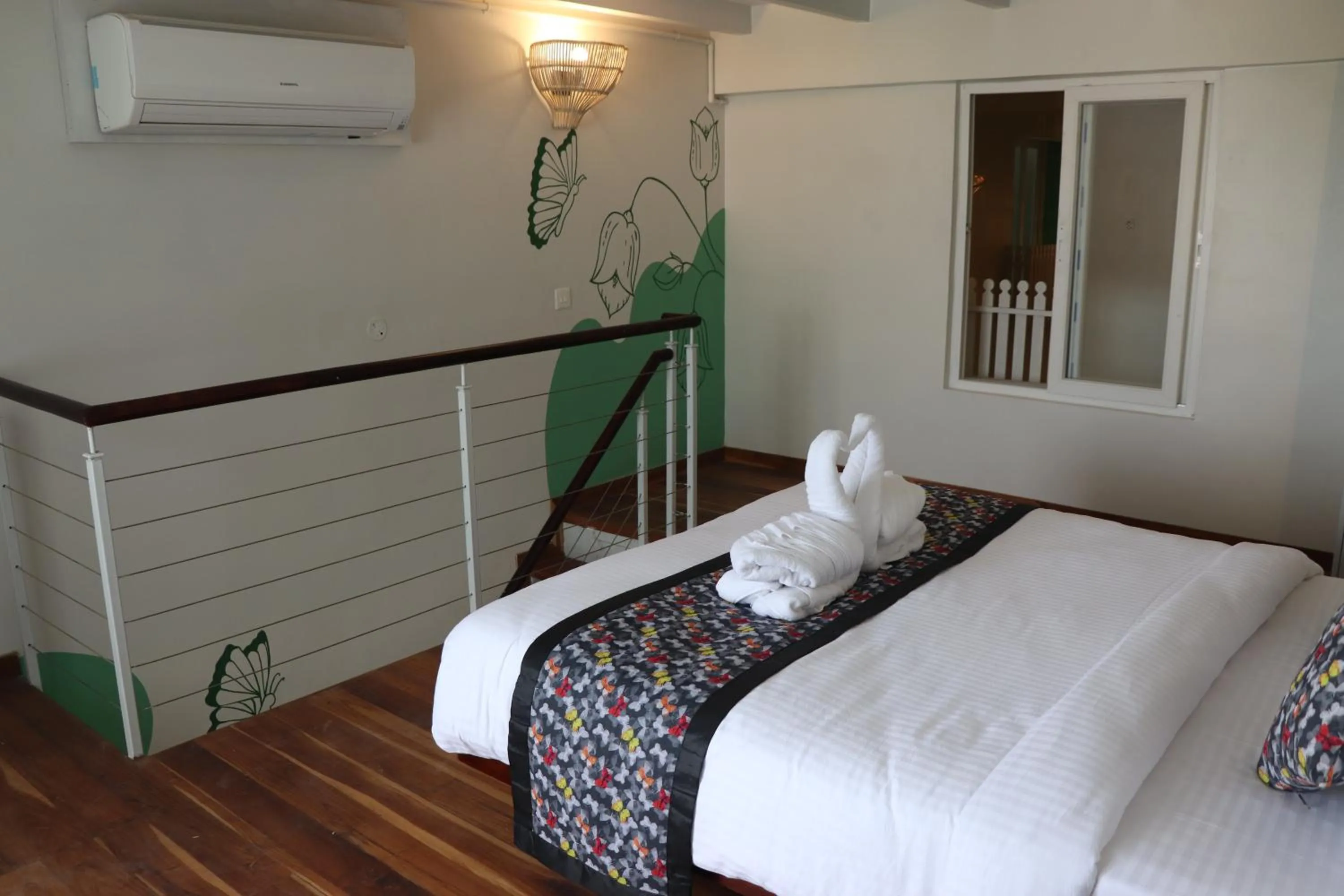 Bed in La Papillon Maison