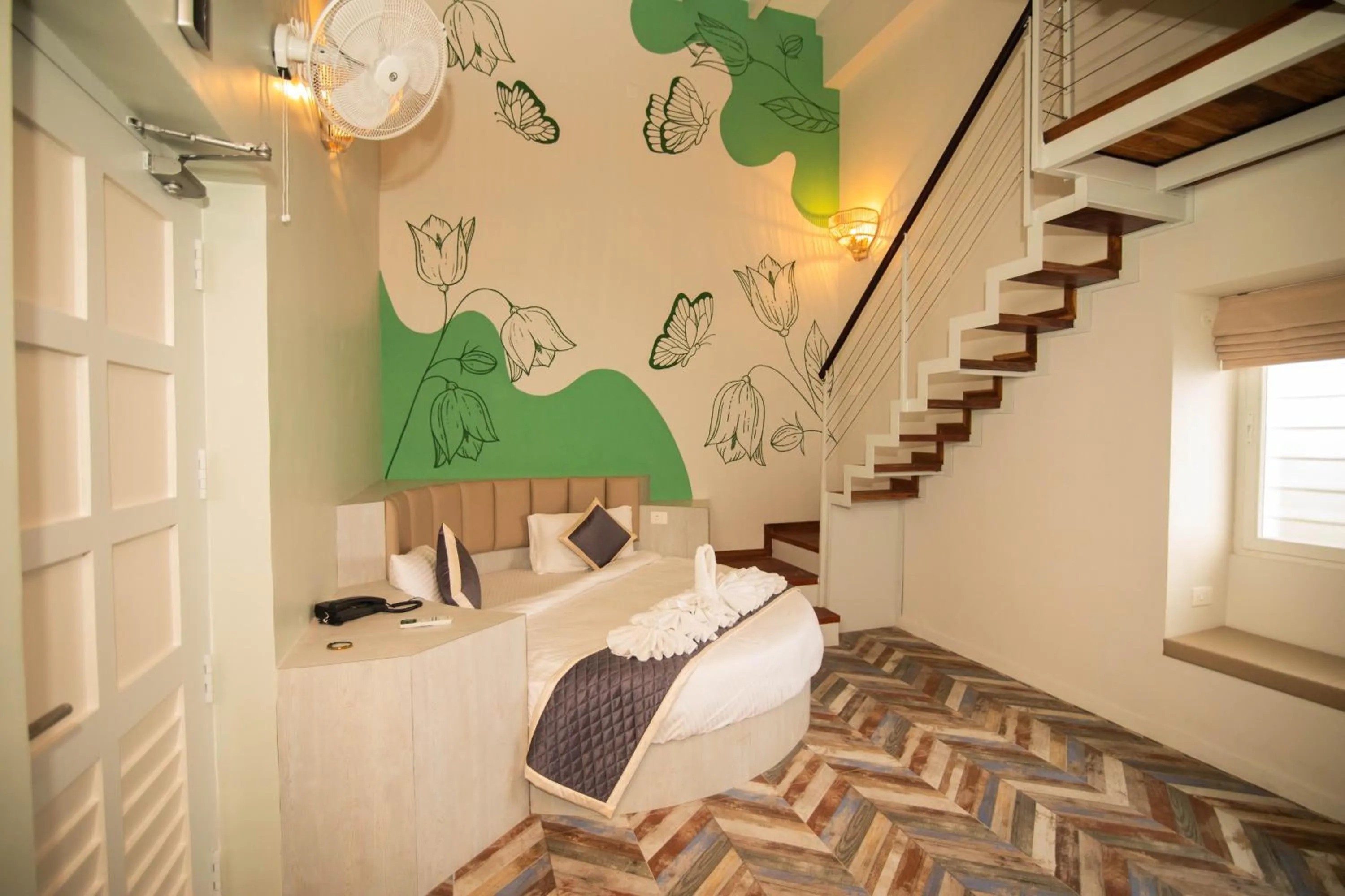 Bed in La Papillon Maison