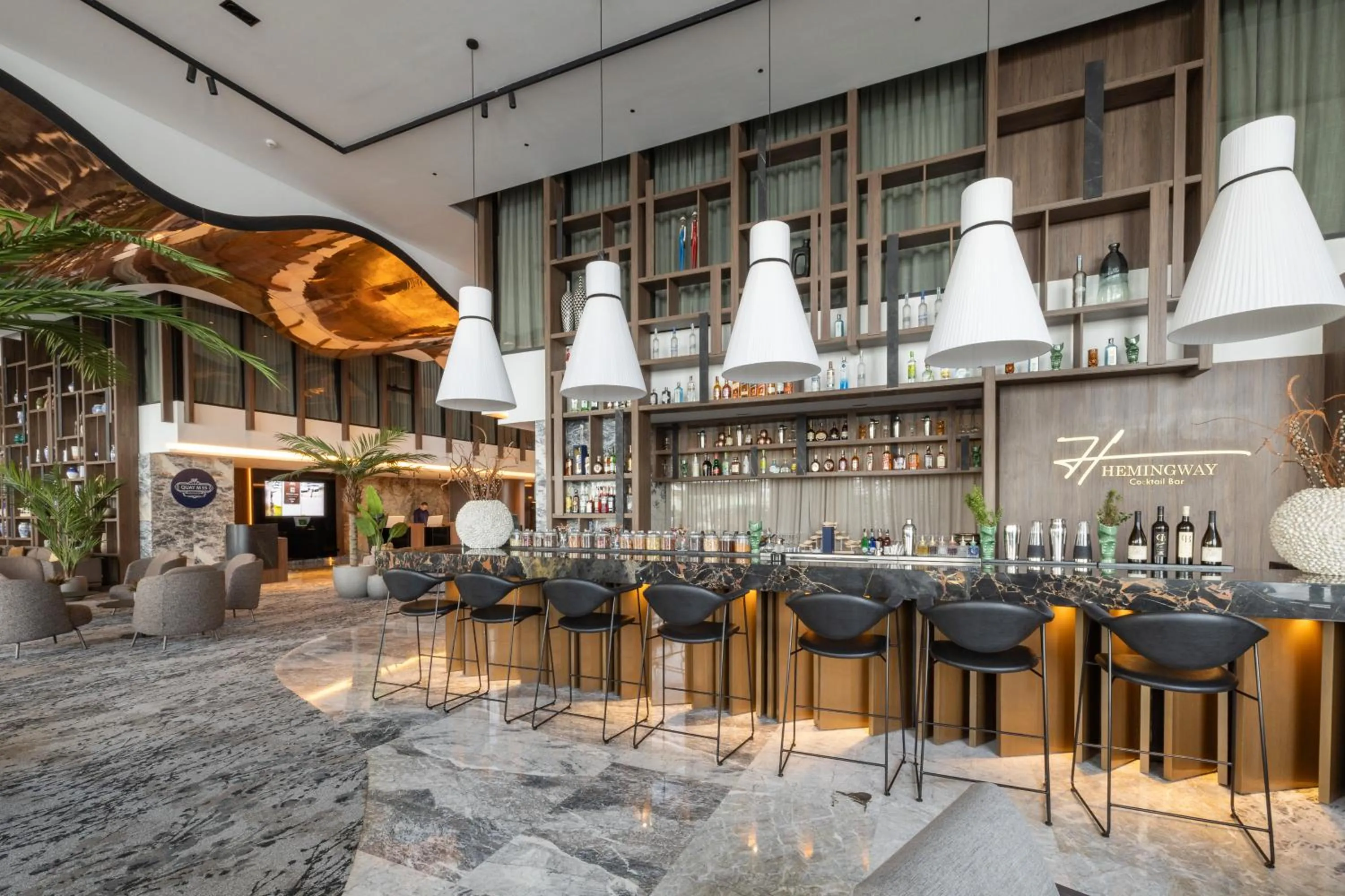 Lounge or bar in Idou Malabata Beach and SPA