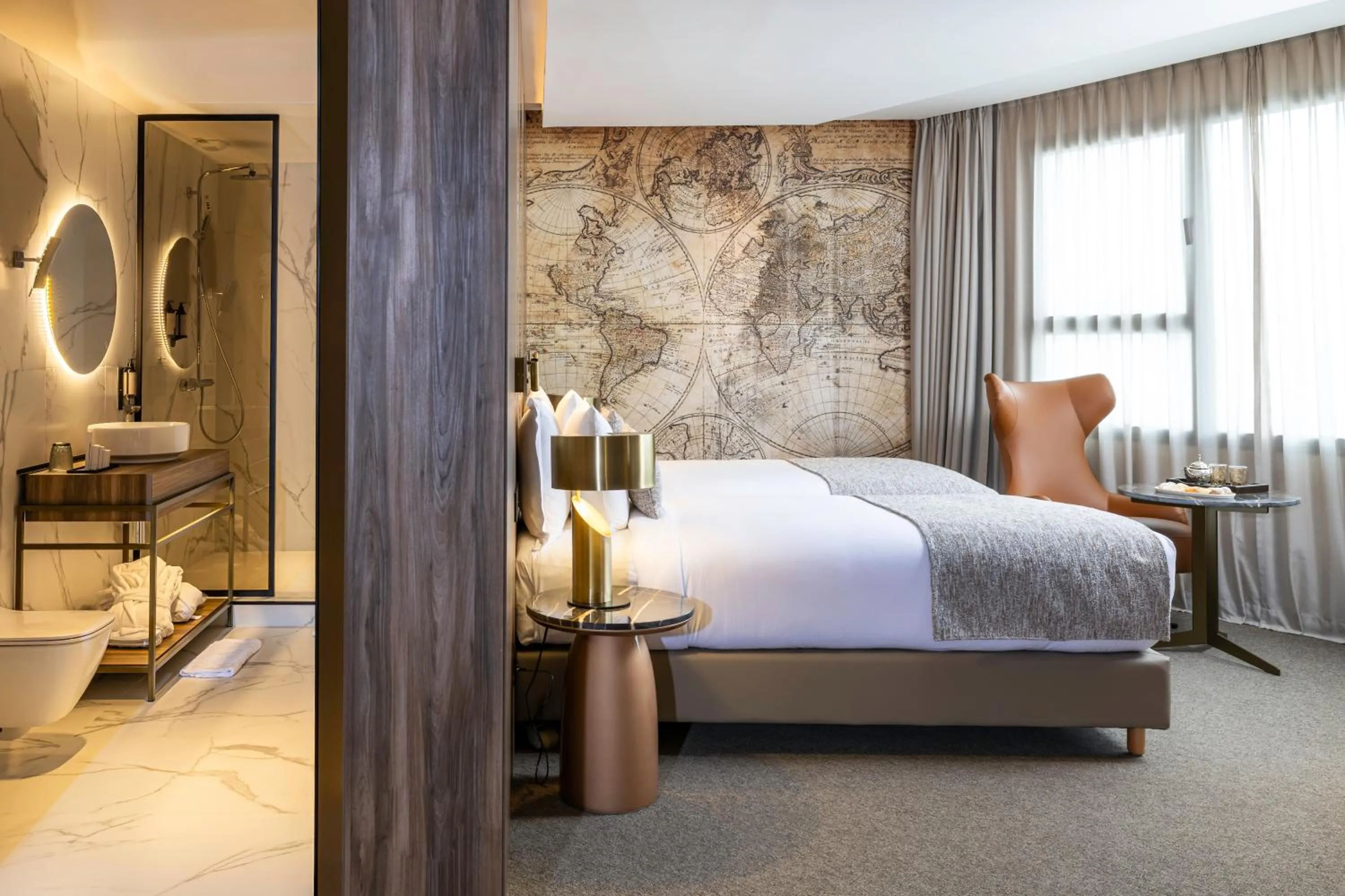 Bed in Idou Malabata Beach and SPA