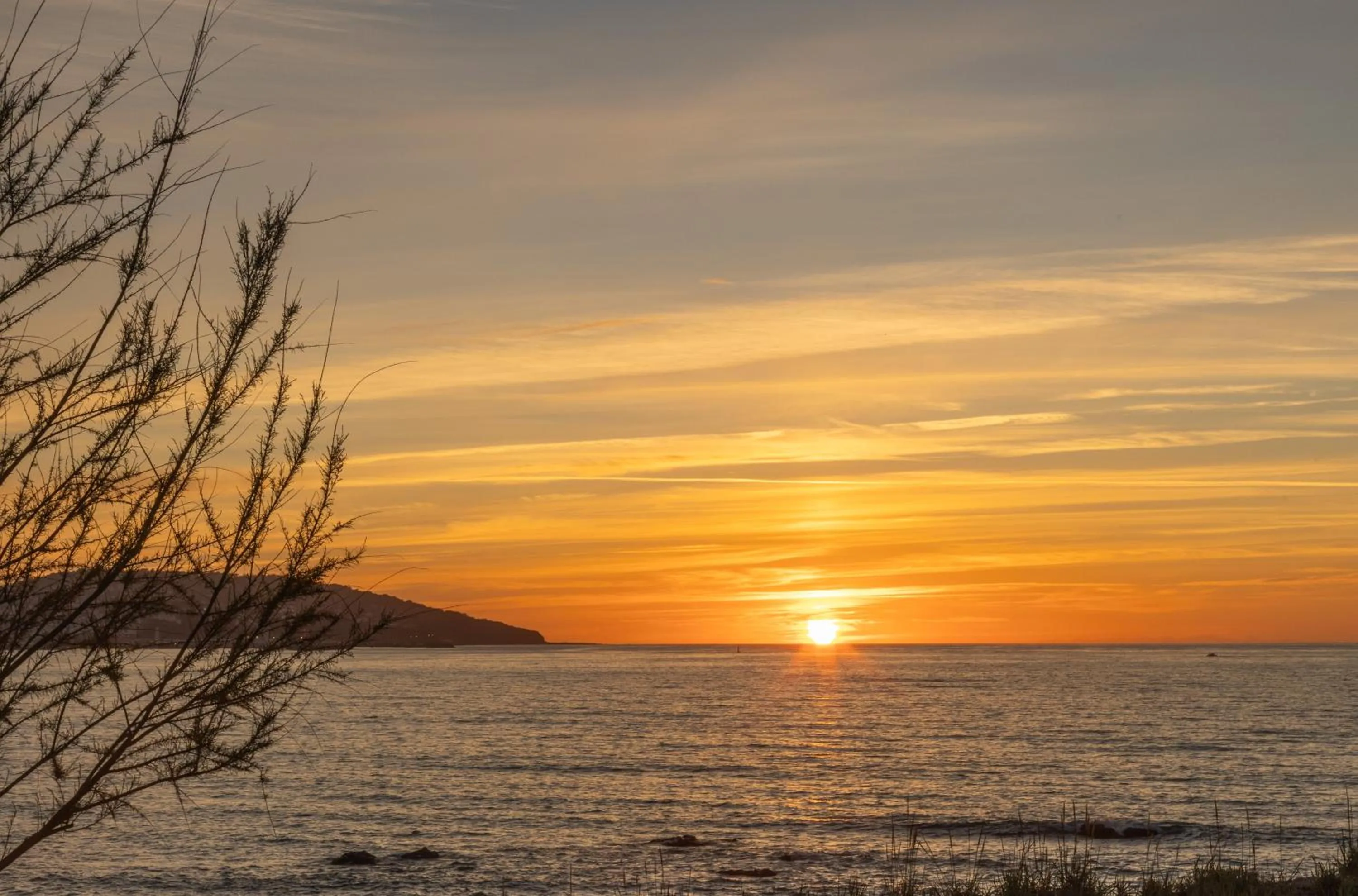 Sunset in Idou Malabata Beach and SPA