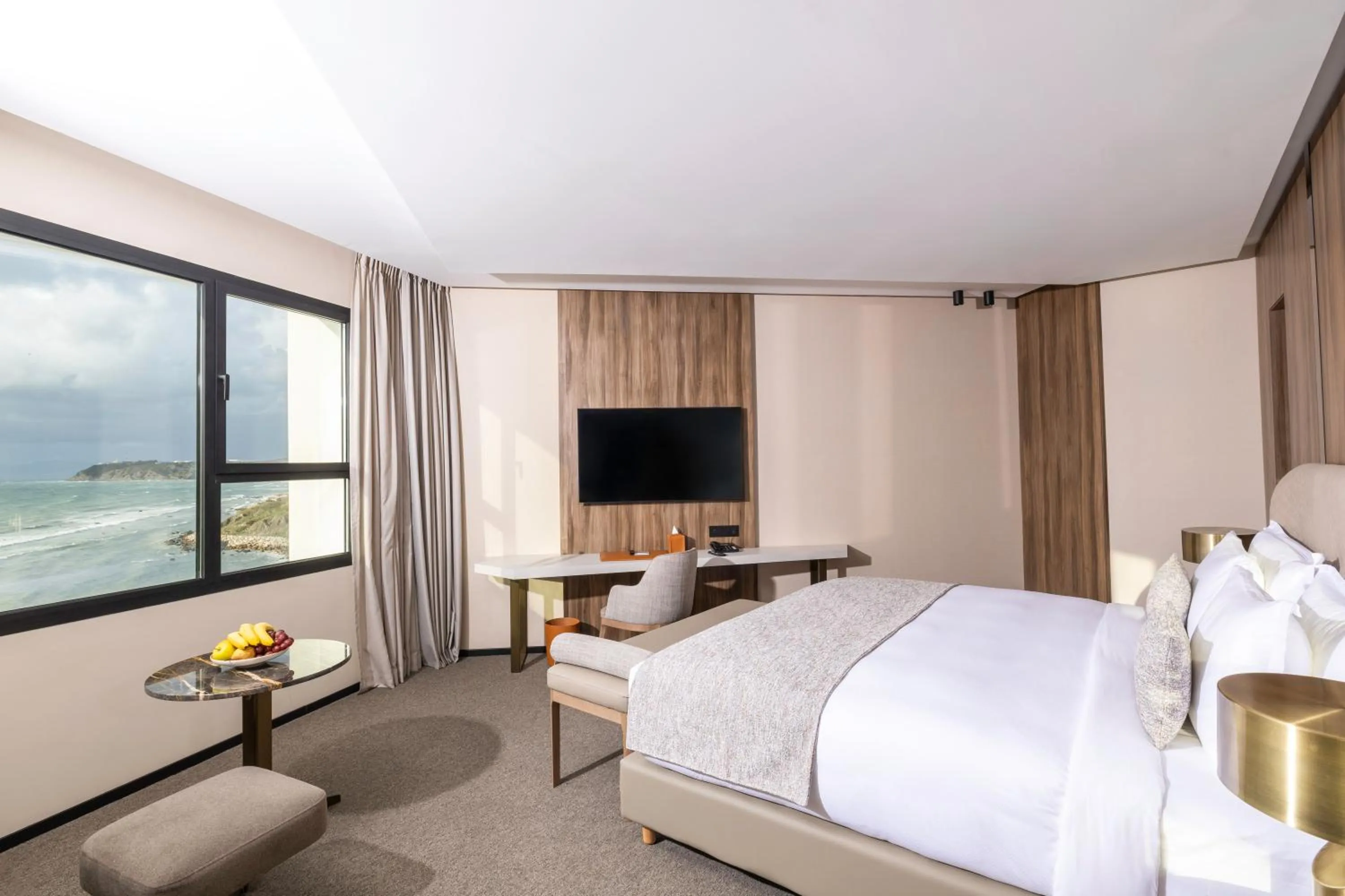 Bed in Idou Malabata Beach and SPA