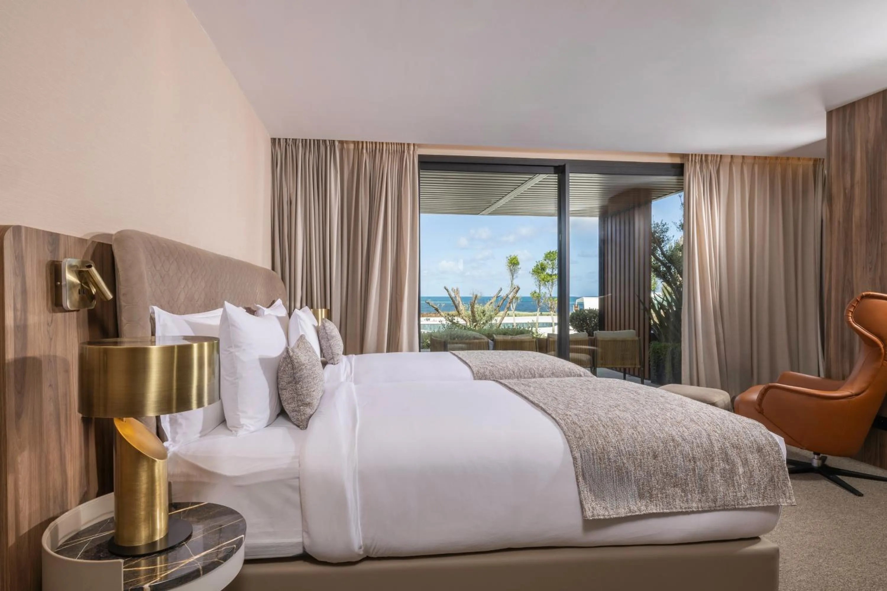 Bed in Idou Malabata Beach and SPA