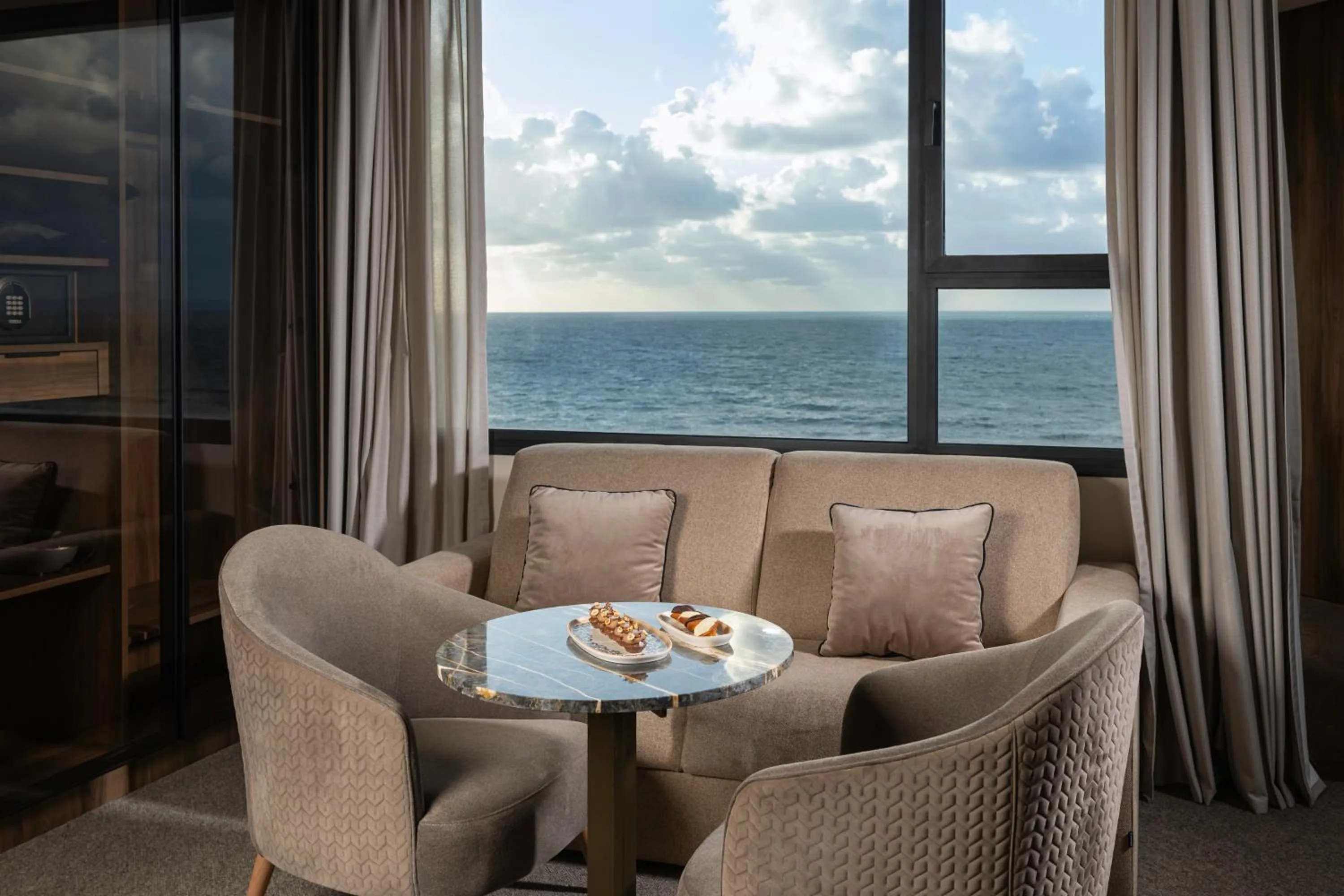 Sea view in Idou Malabata Beach and SPA