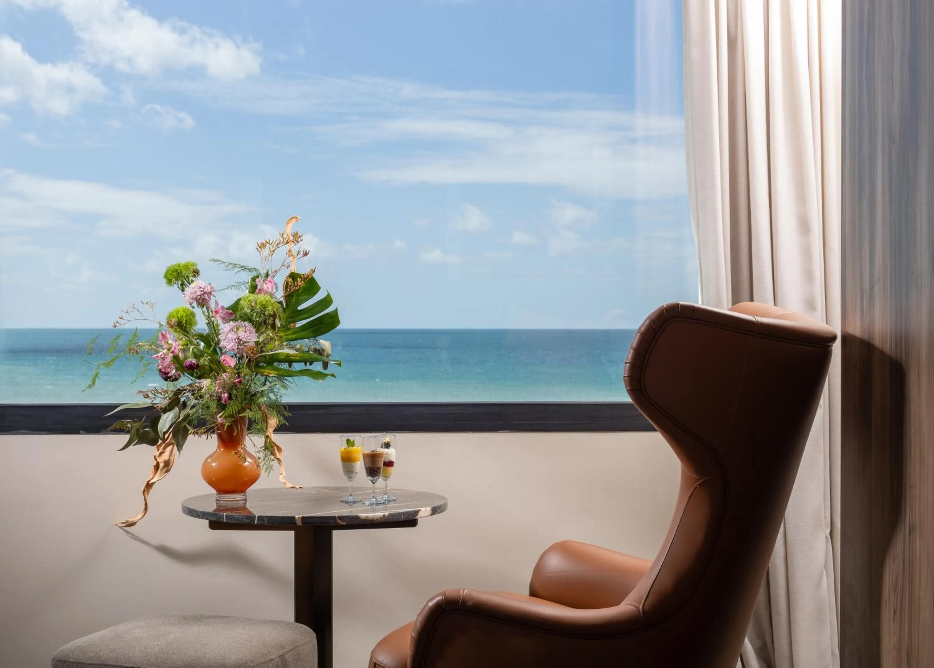 Sea view in Idou Malabata Beach and SPA