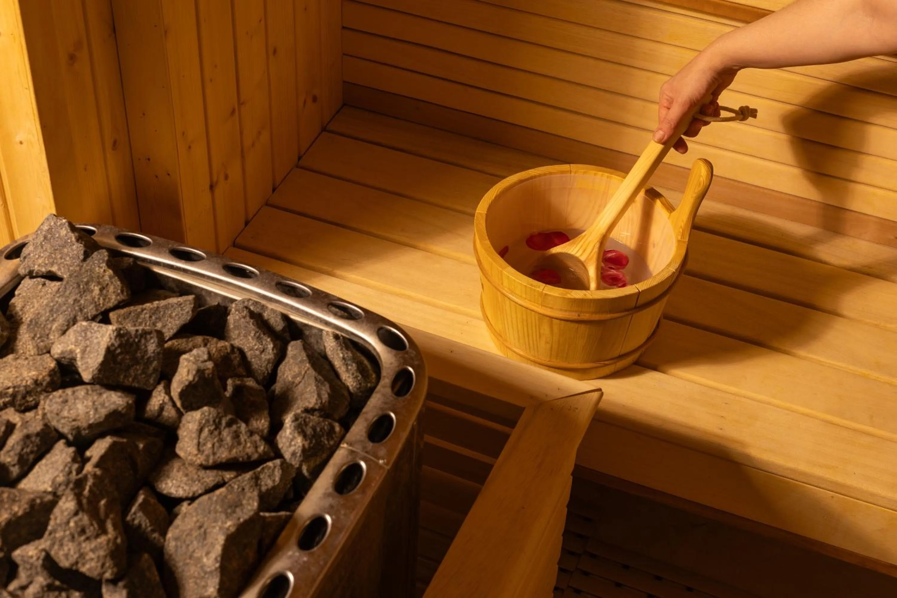 Sauna in Idou Malabata Beach and SPA