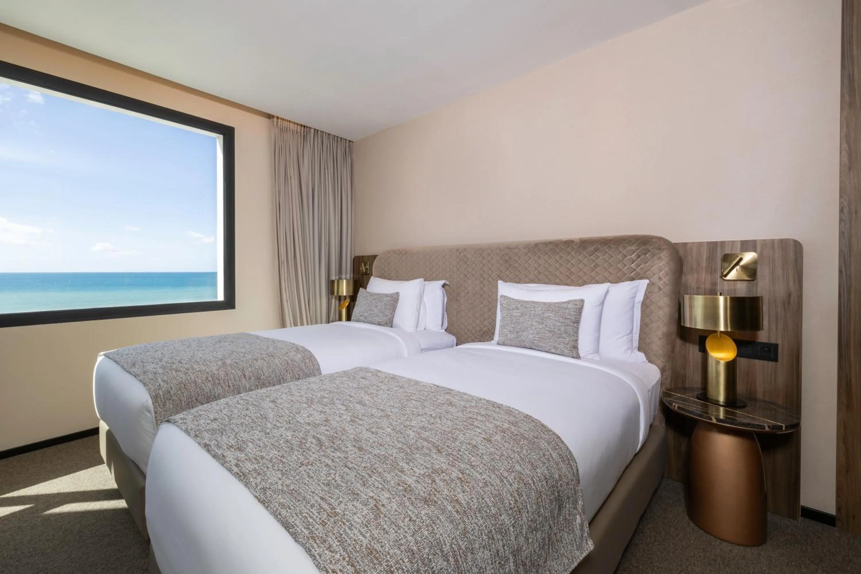 Bed in Idou Malabata Beach and SPA