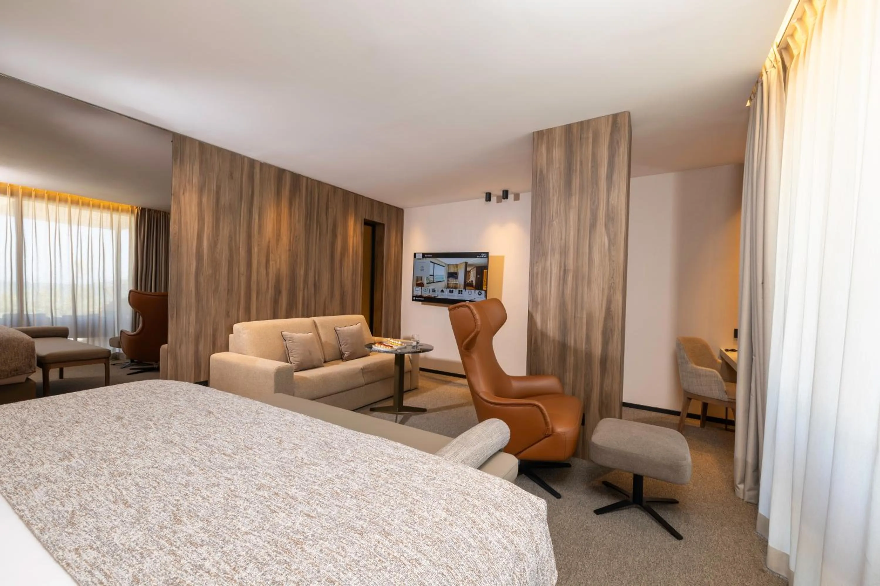 Bed in Idou Malabata Beach and SPA