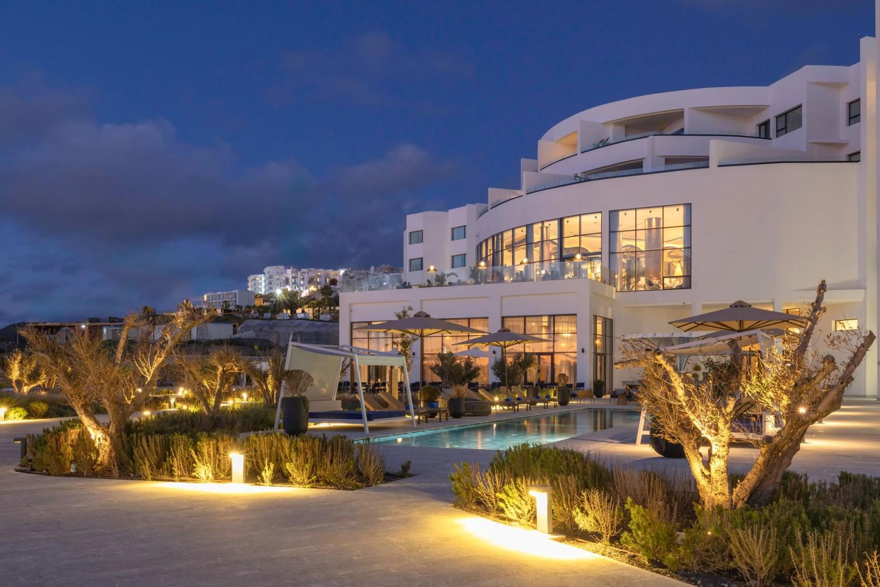 Swimming pool in Idou Malabata Beach and SPA