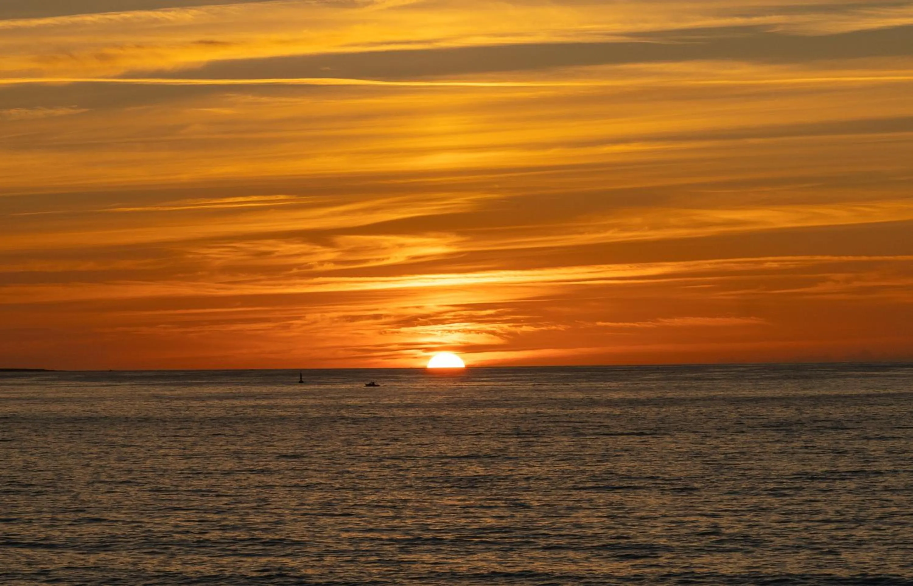 Sunset in Idou Malabata Beach and SPA