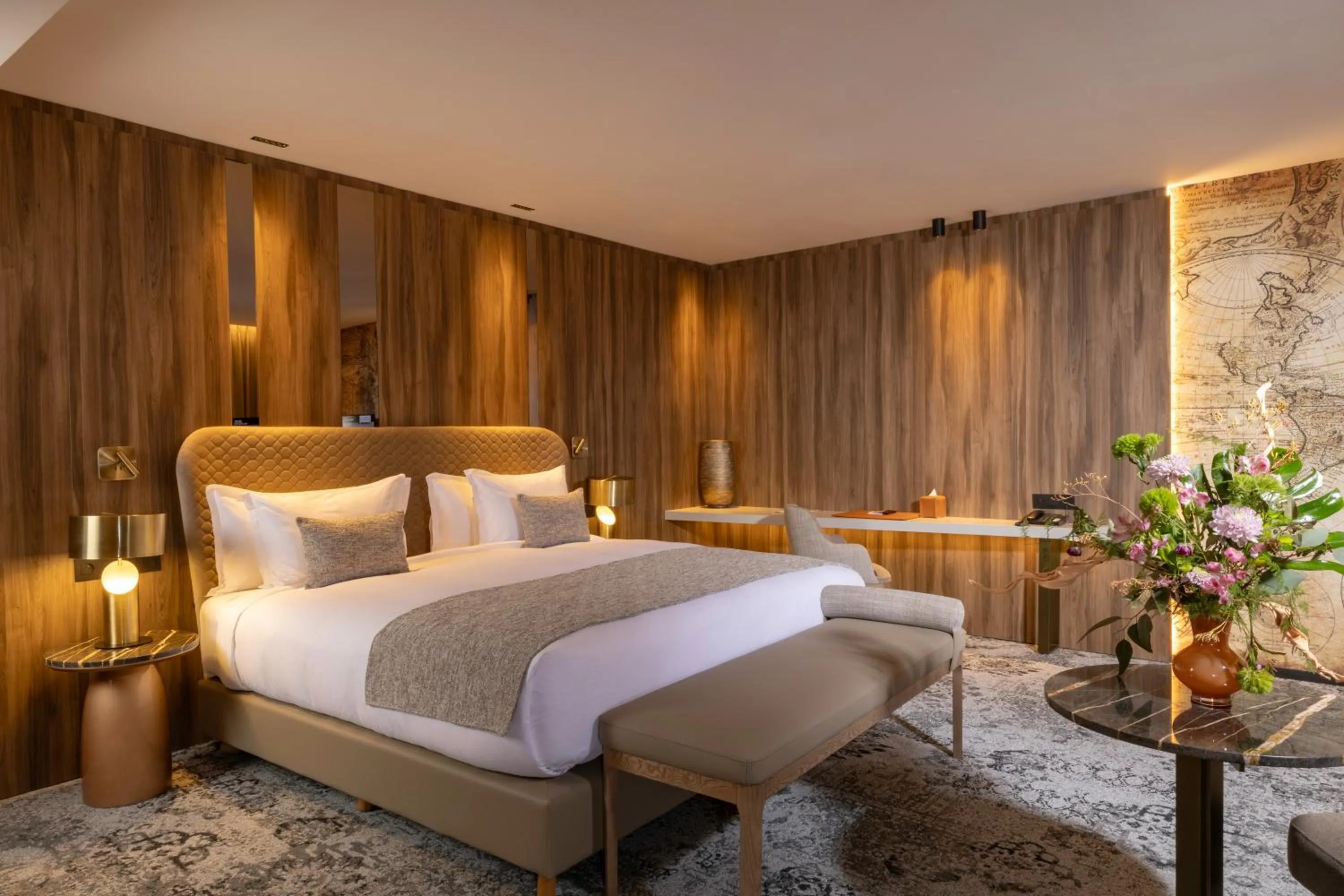 Bed in Idou Malabata Beach and SPA