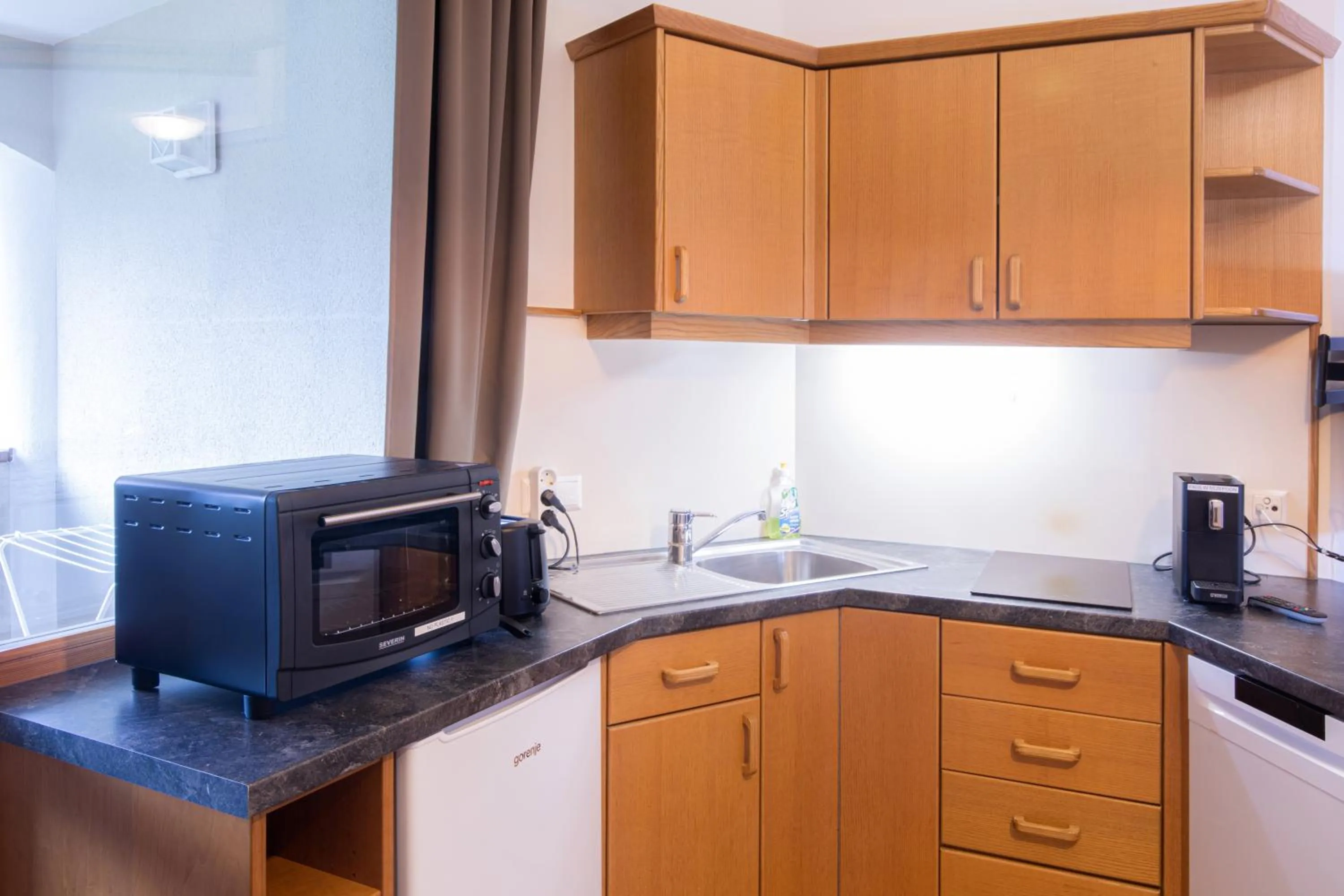 Kitchen or kitchenette in Ferienwohnungen Gabriel