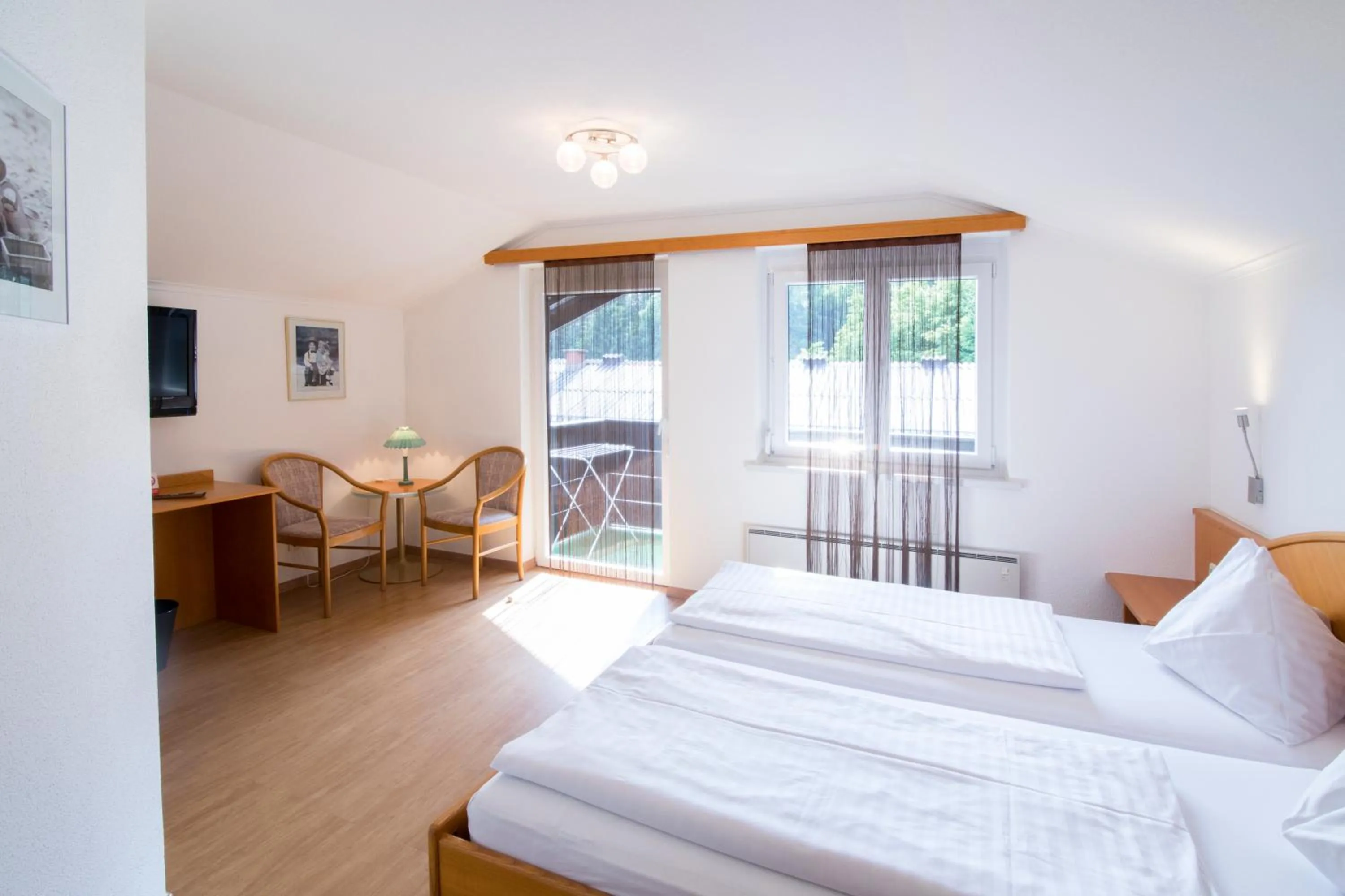 Bed in Ferienwohnungen Gabriel