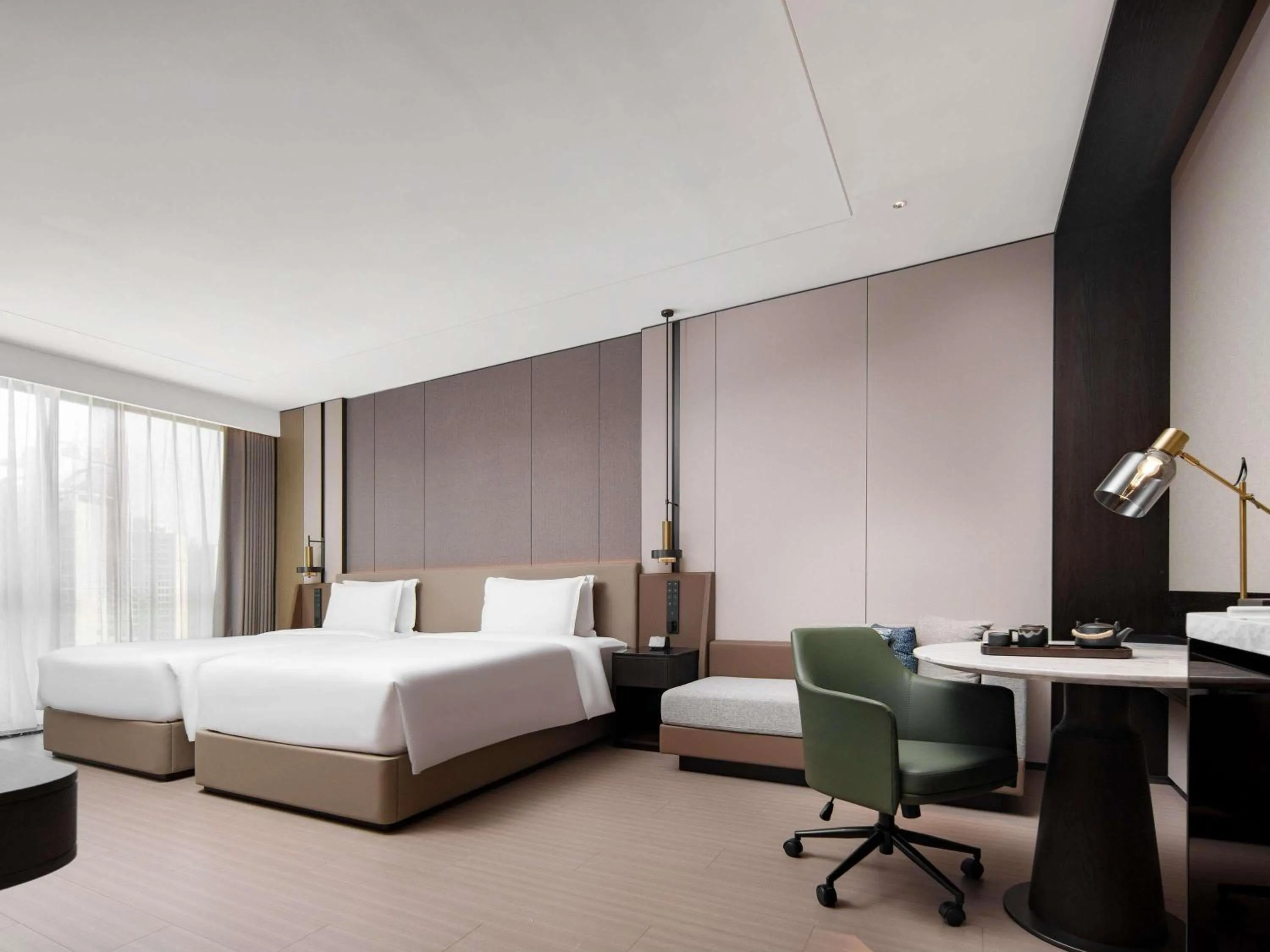 Bedroom, Bed in Grand Mercure Wuhan Hanyang