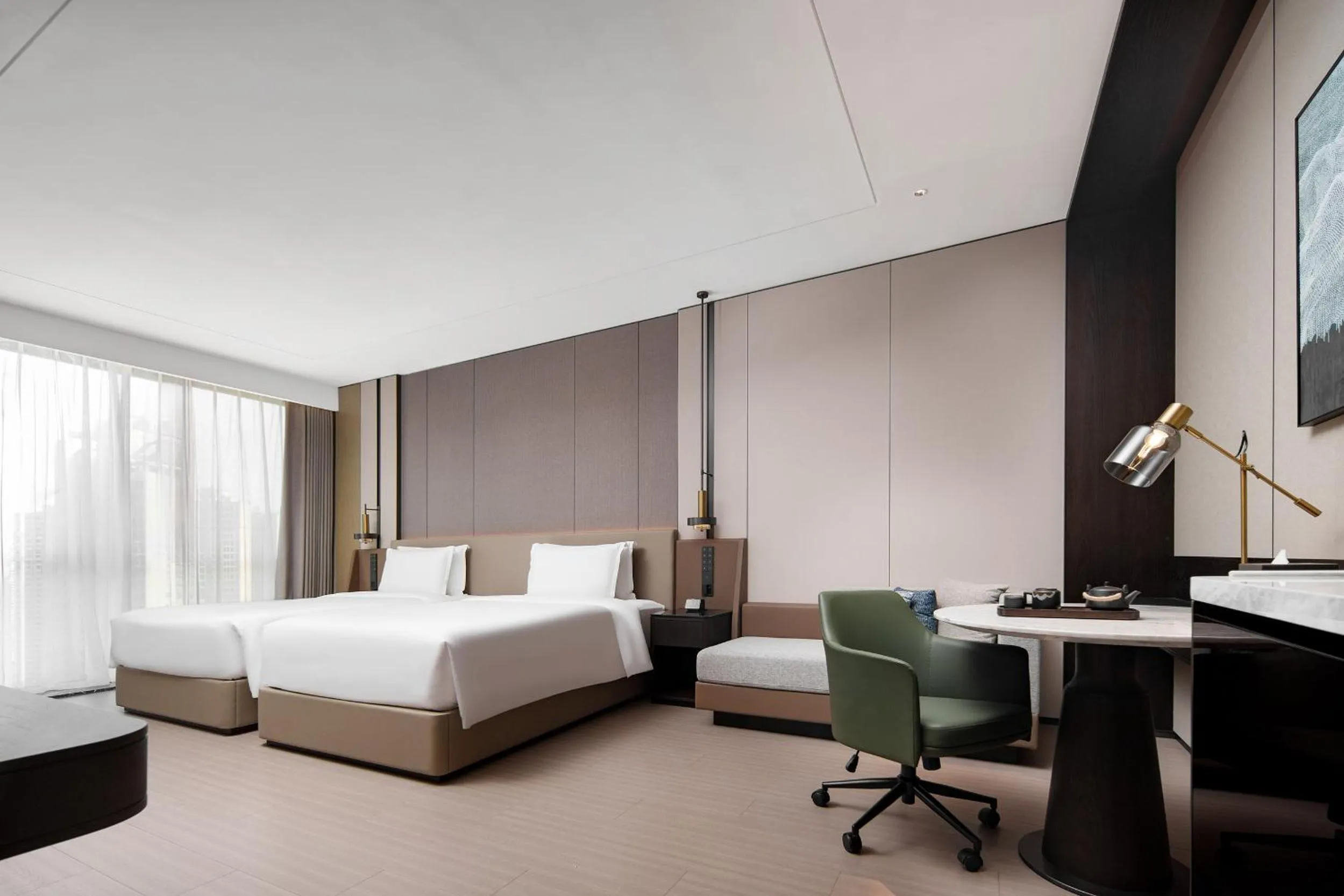 Bedroom, Bed in Grand Mercure Wuhan Hanyang