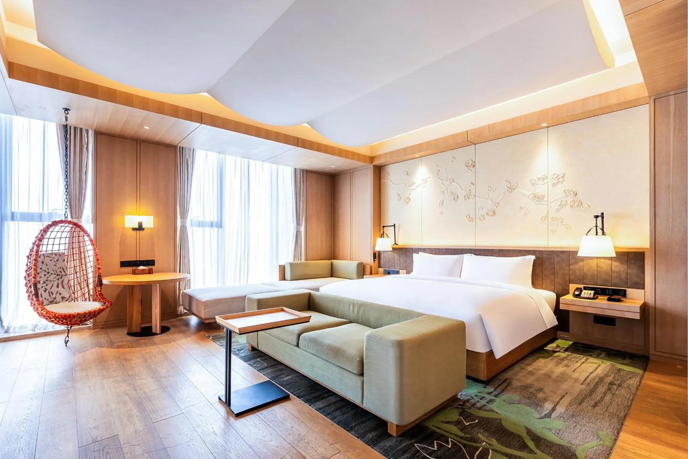 Bedroom, Bed in Swissotel Xi' an Xinxing Hot Spring