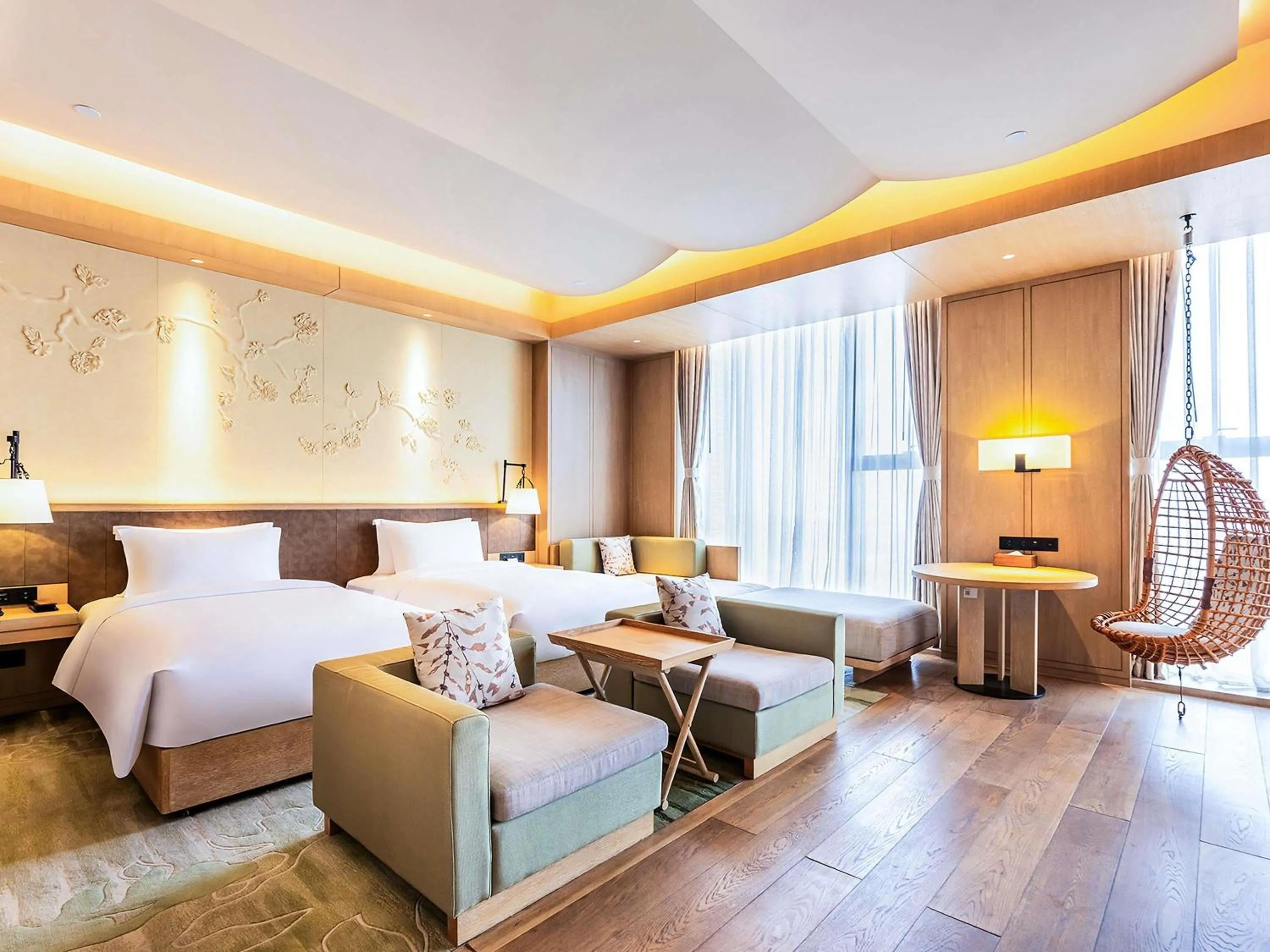 Bedroom, Bed in Swissotel Xi' an Xinxing Hot Spring