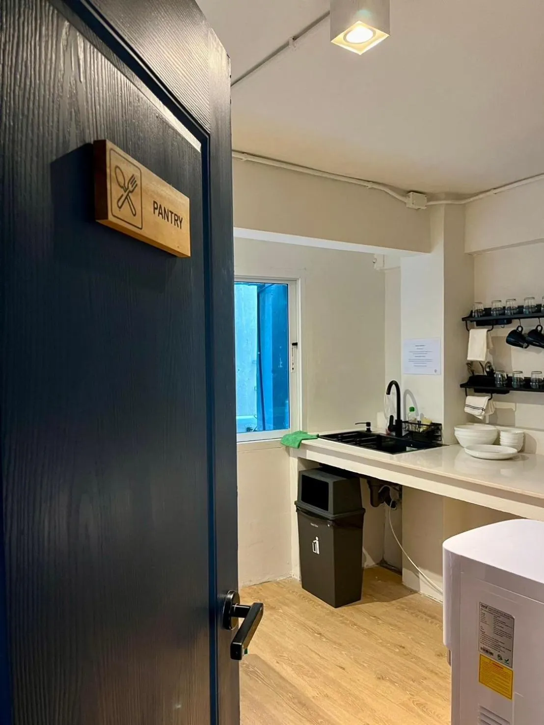 kitchen in The Motuga Hostel Bangkok