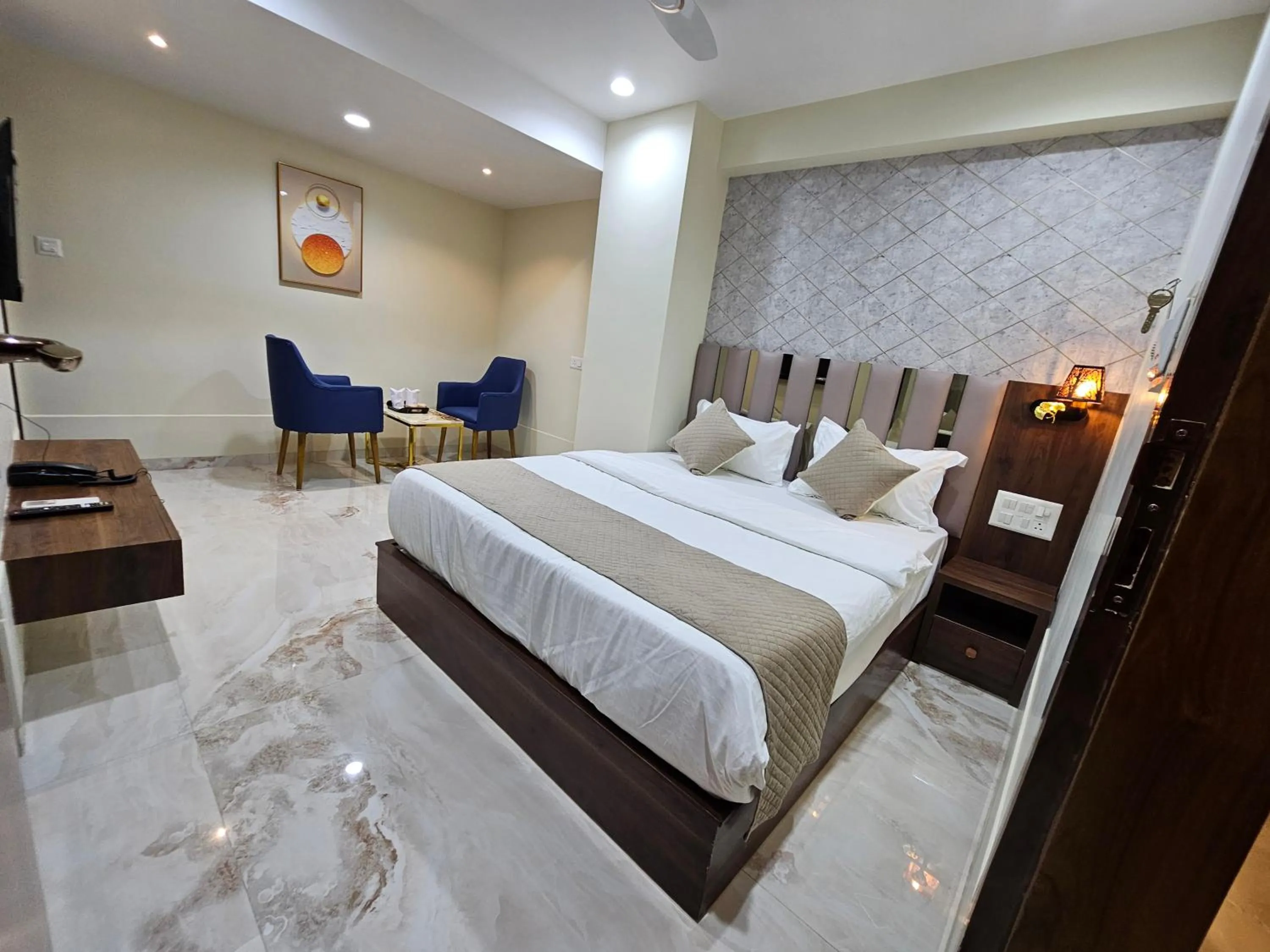 Bed in The Eiffel Hotel & Banquet